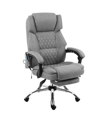 Bürostuhl mit Massagefußstütze Mark Adler Boss 6.0 Grau