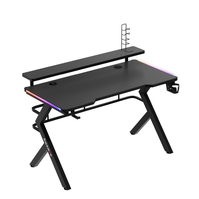 Biurko Gamingowe Huzaro Hero 5.0 RGB LED Black 120 cm