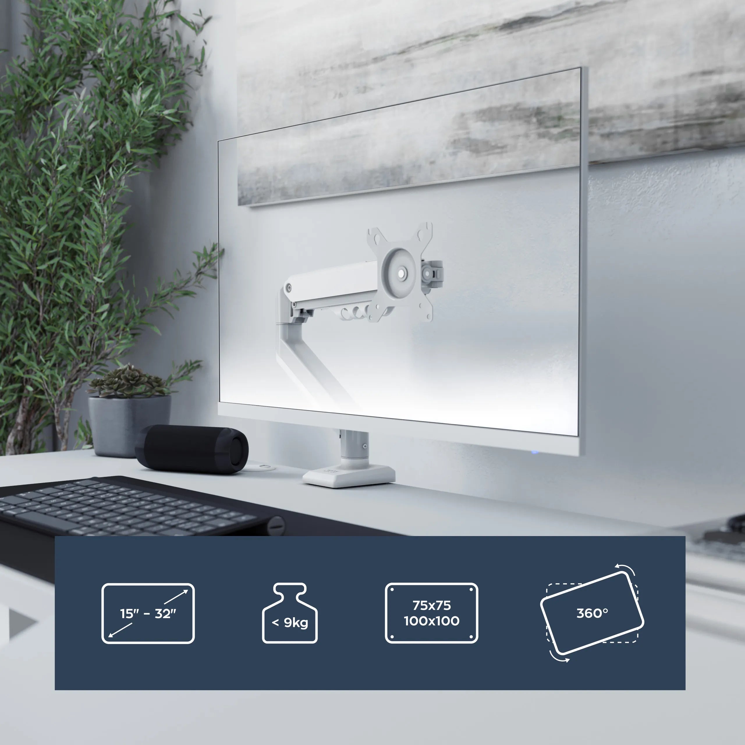 Monitorhalterung für Schreibtisch Mark Adler Flow 2.0