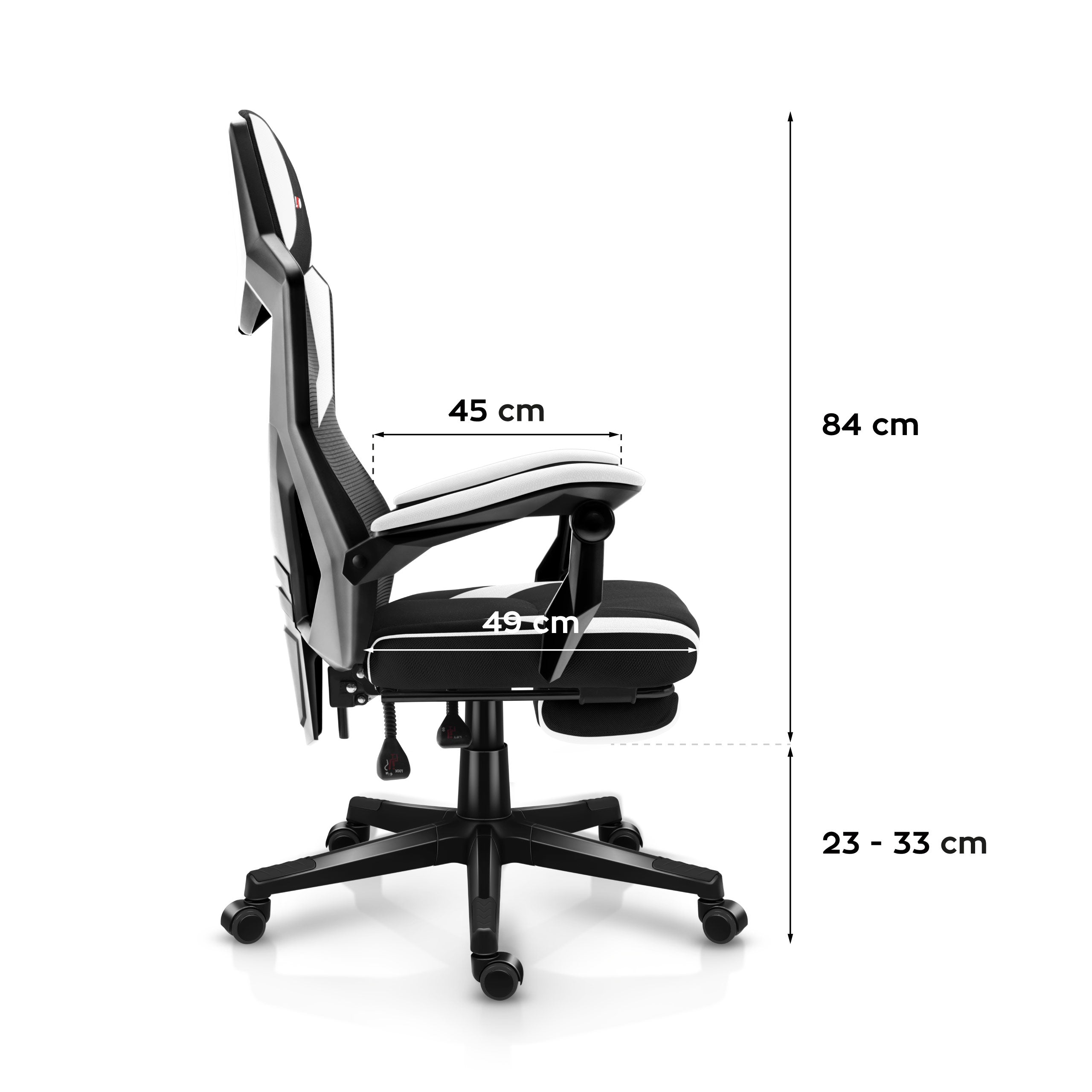 Gaming-Stuhl Huzaro Combat 3.1 White