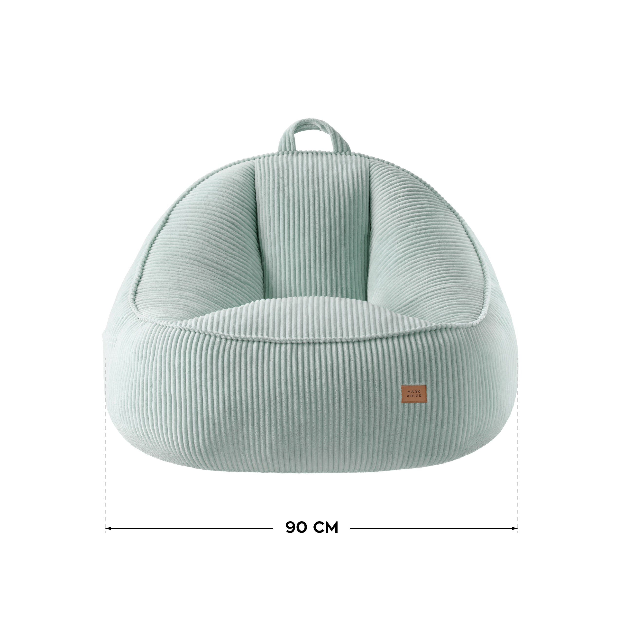 Cord-Sesselsessel mit Rückenlehne Mark Adler Comfy 4.0 Sage