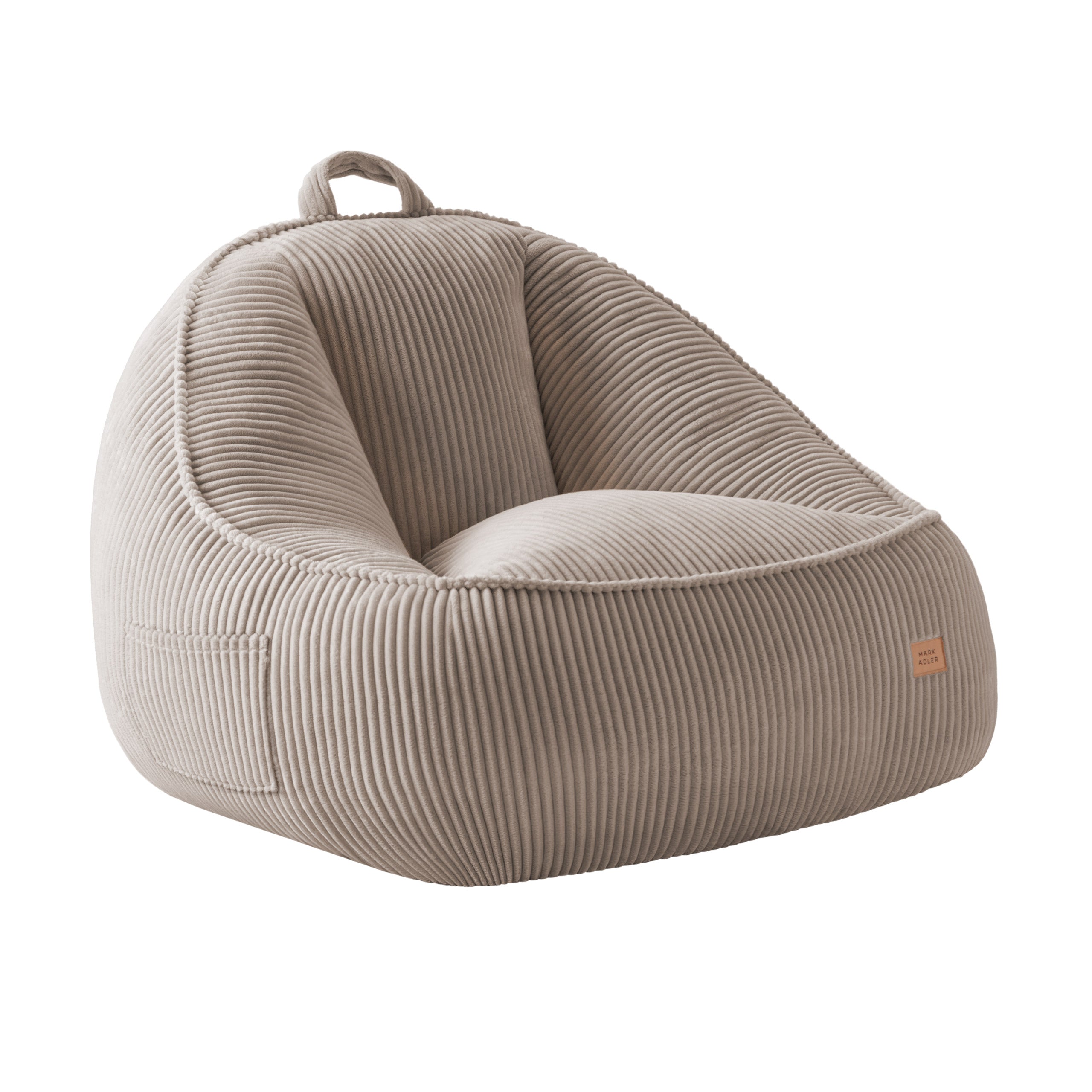 Cord-Sesselsessel mit Rückenlehne Mark Adler Comfy 4.0 Taupe