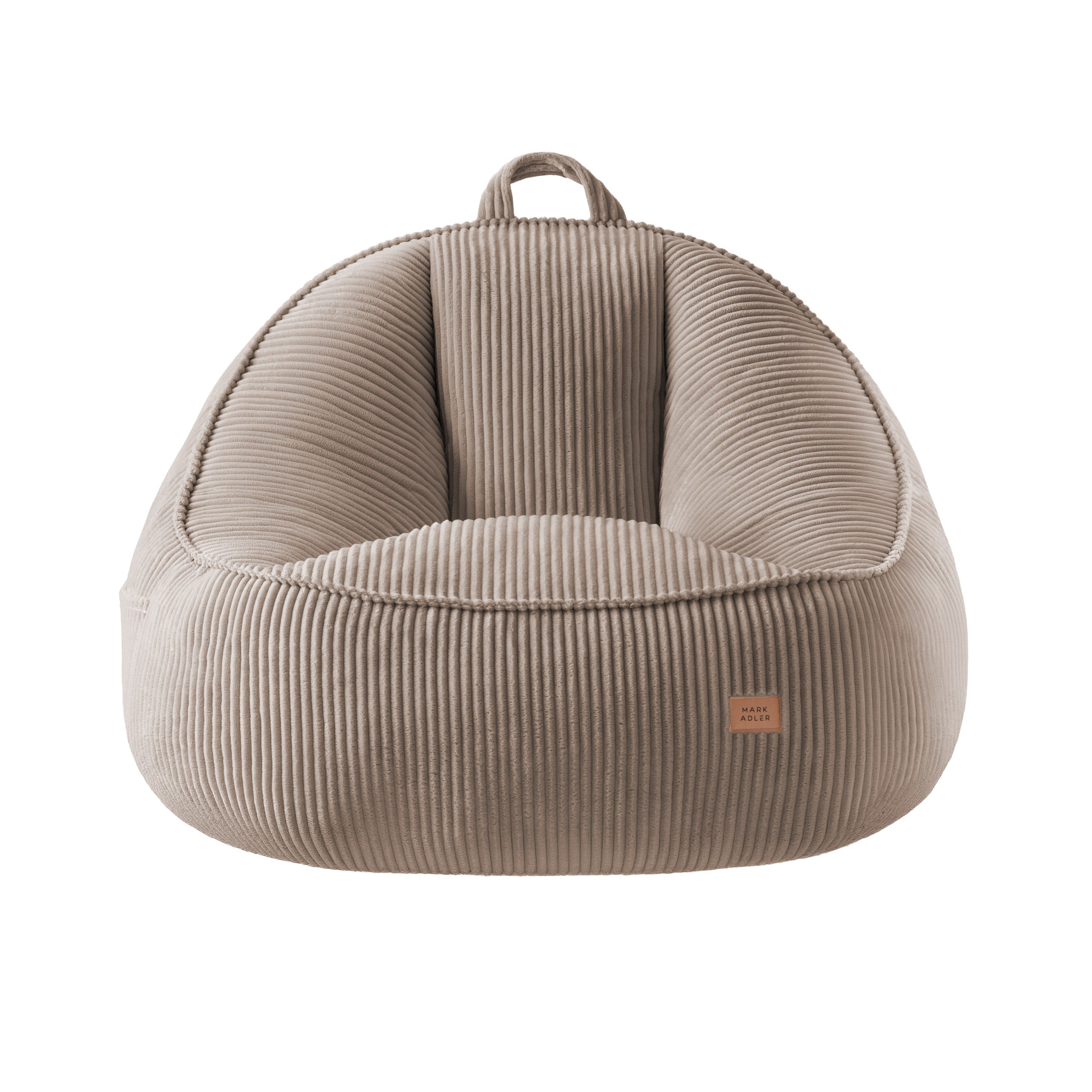 Cord-Sesselsessel mit Rückenlehne Mark Adler Comfy 4.0 Taupe