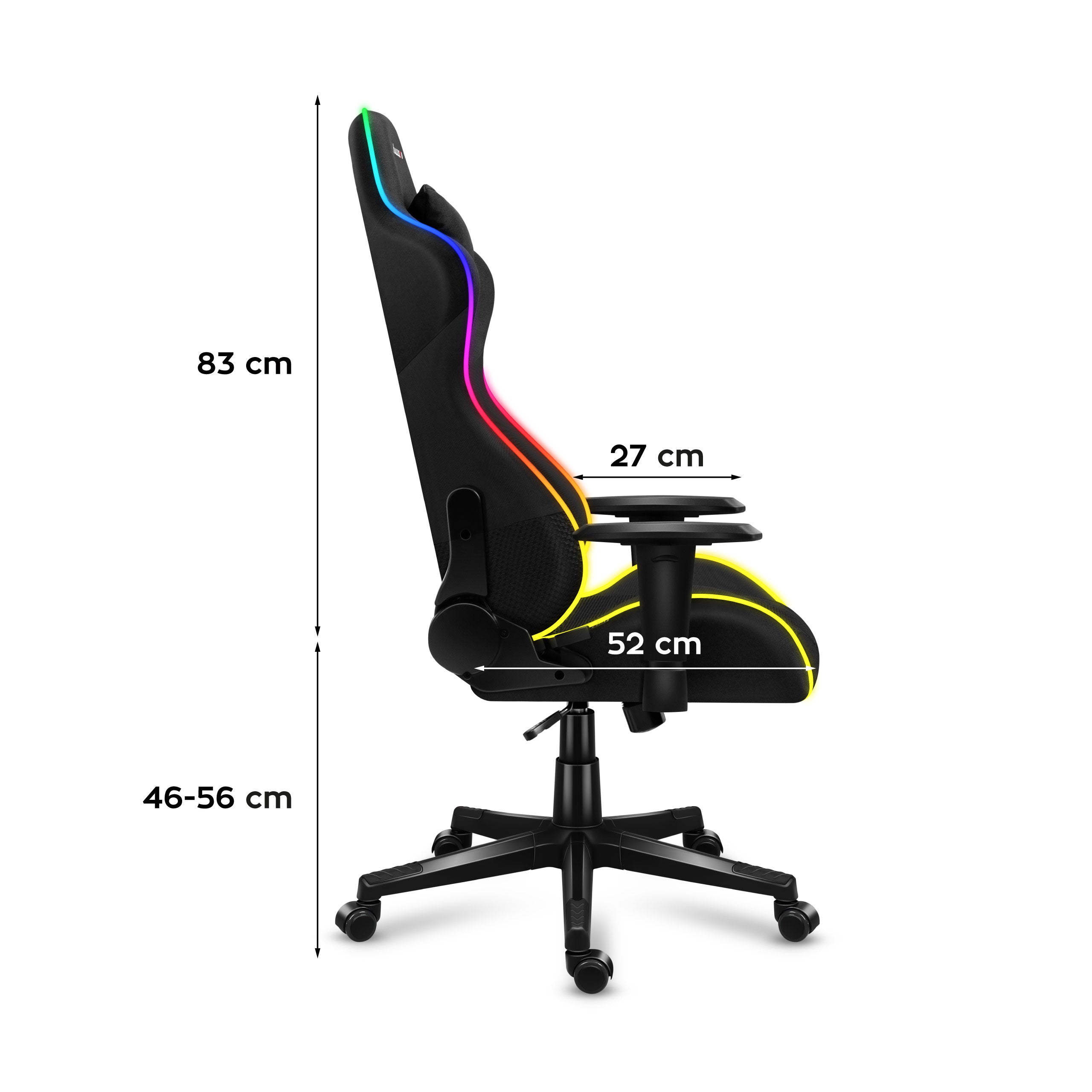 Gaming Sessel HUZARO Force 6.3 RGB Mesh
