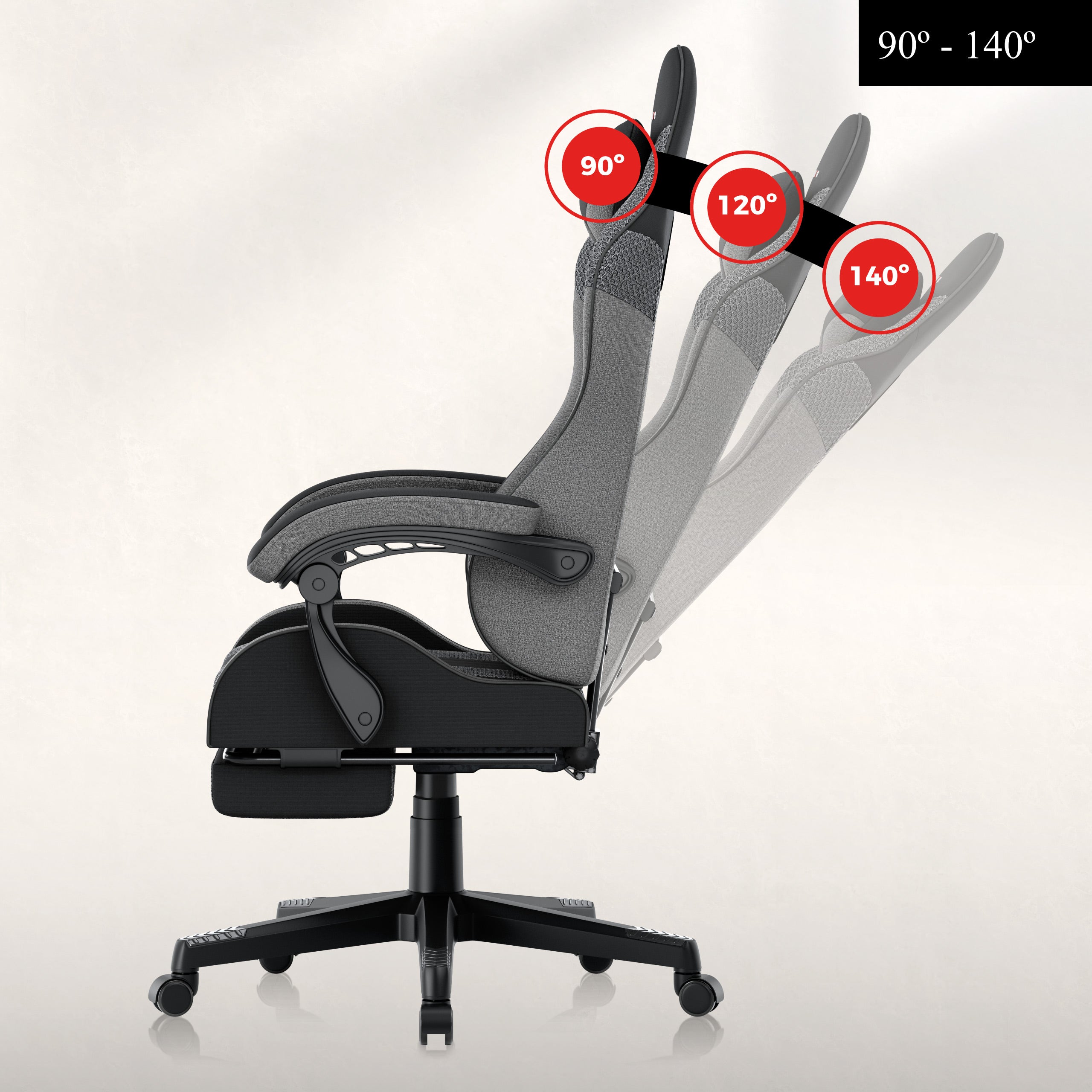 Gaming-Sessel Huzaro Force 4.7 Grey Mesh
