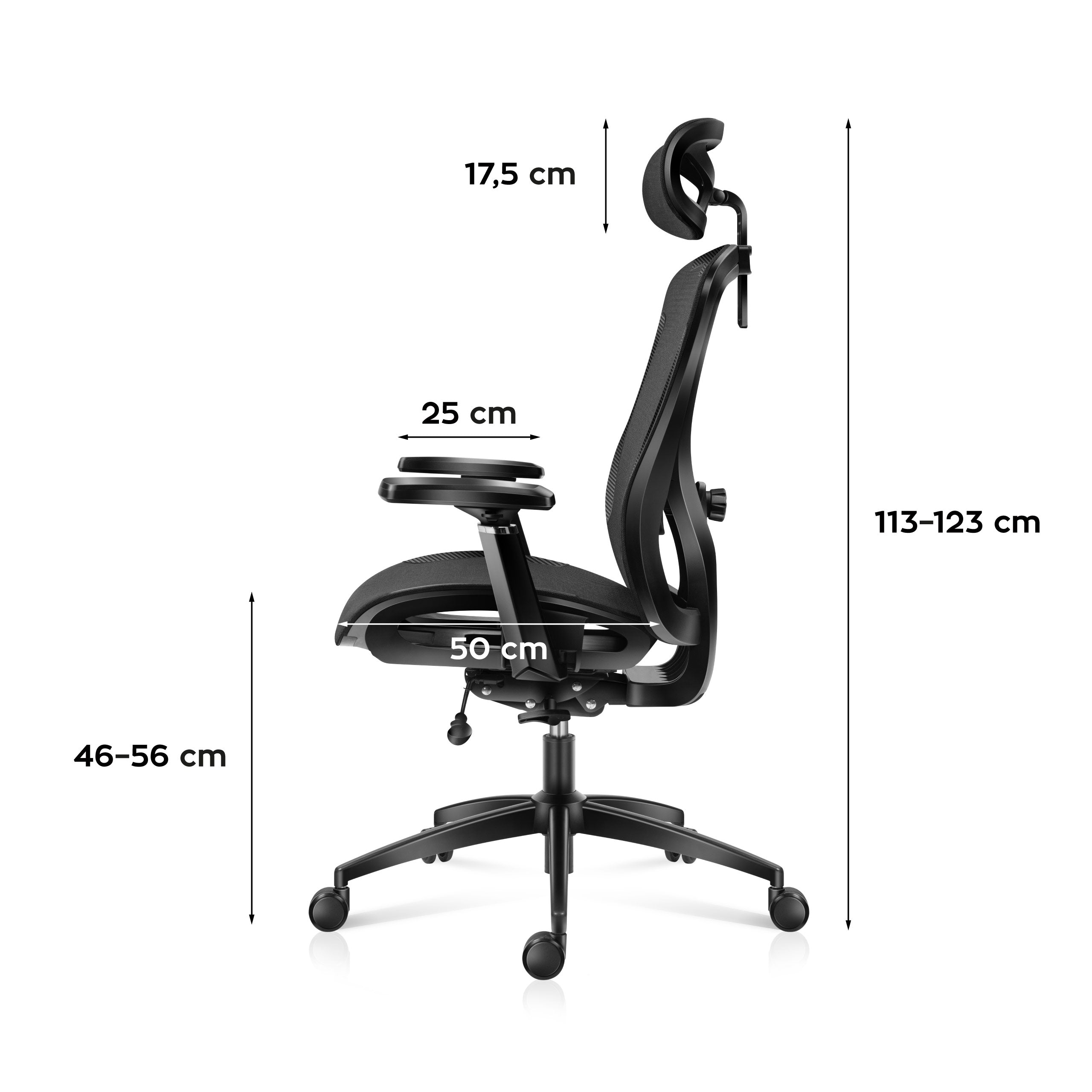 Gaming-Sessel Huzaro Combat 7.3 Black Mesh