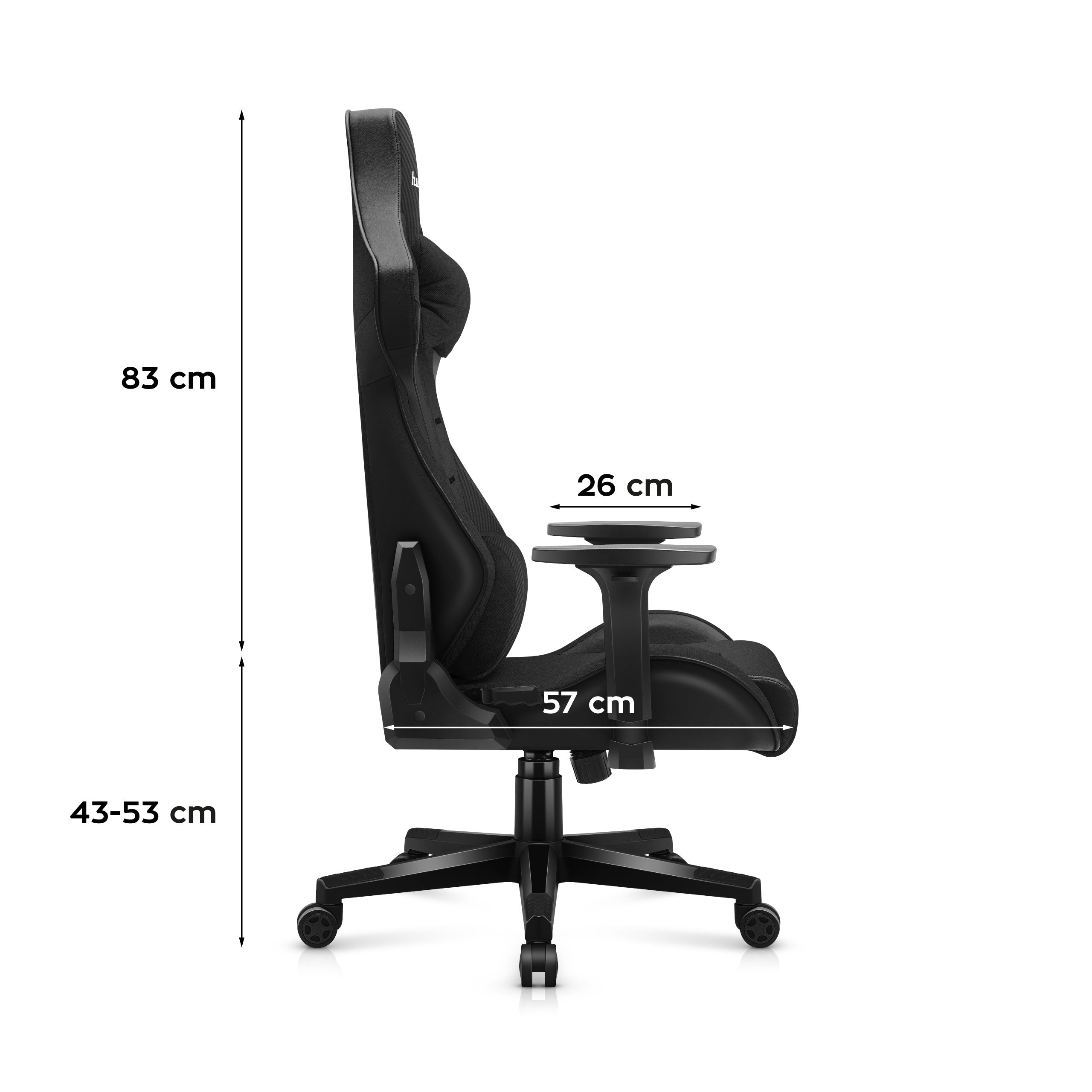 Gaming-Stuhl HUZARO FORCE 7.6 Black