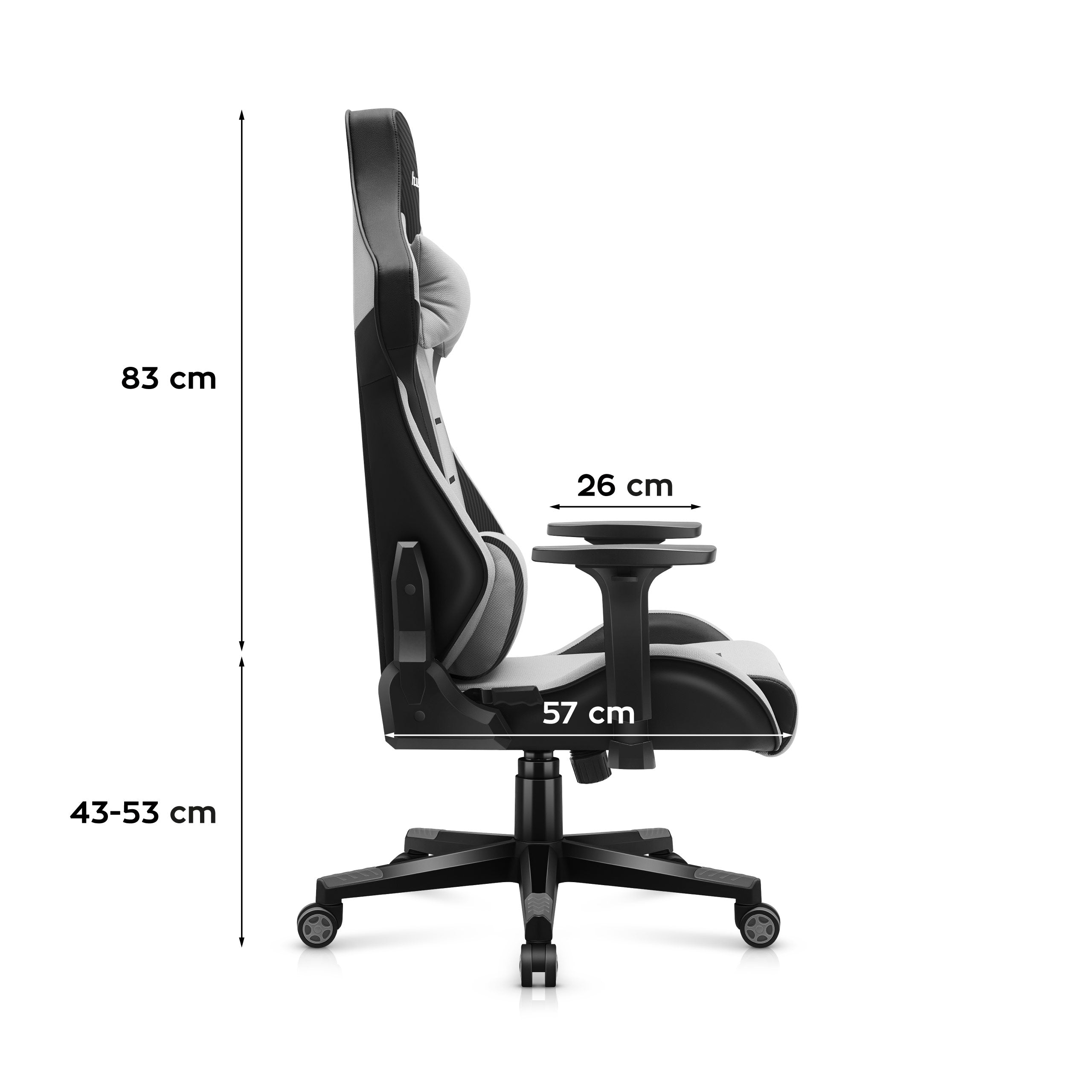 Gaming-Sessel HUZARO FORCE 7.6 Grau