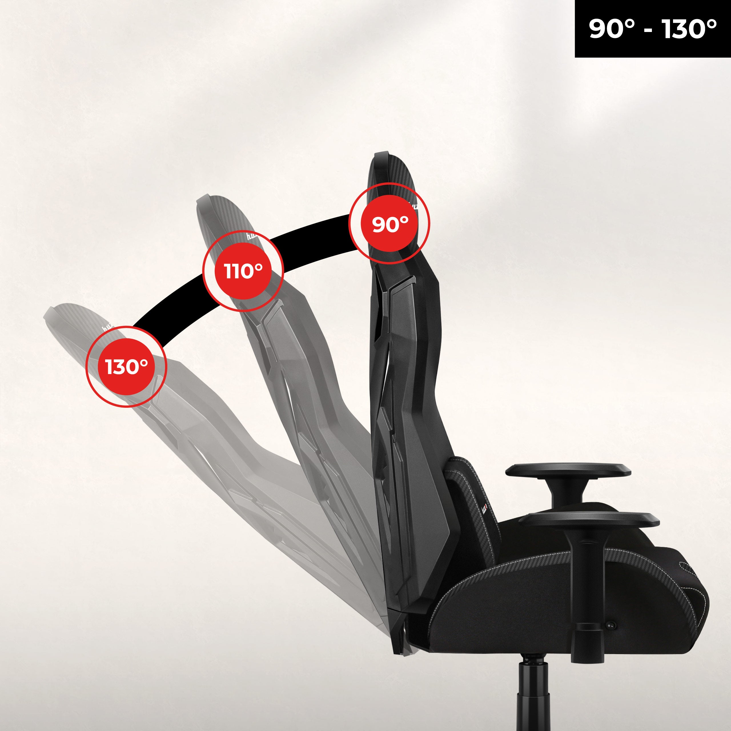 SideRest-Funktion - Rückenlehne bis zu 130° verstellbar