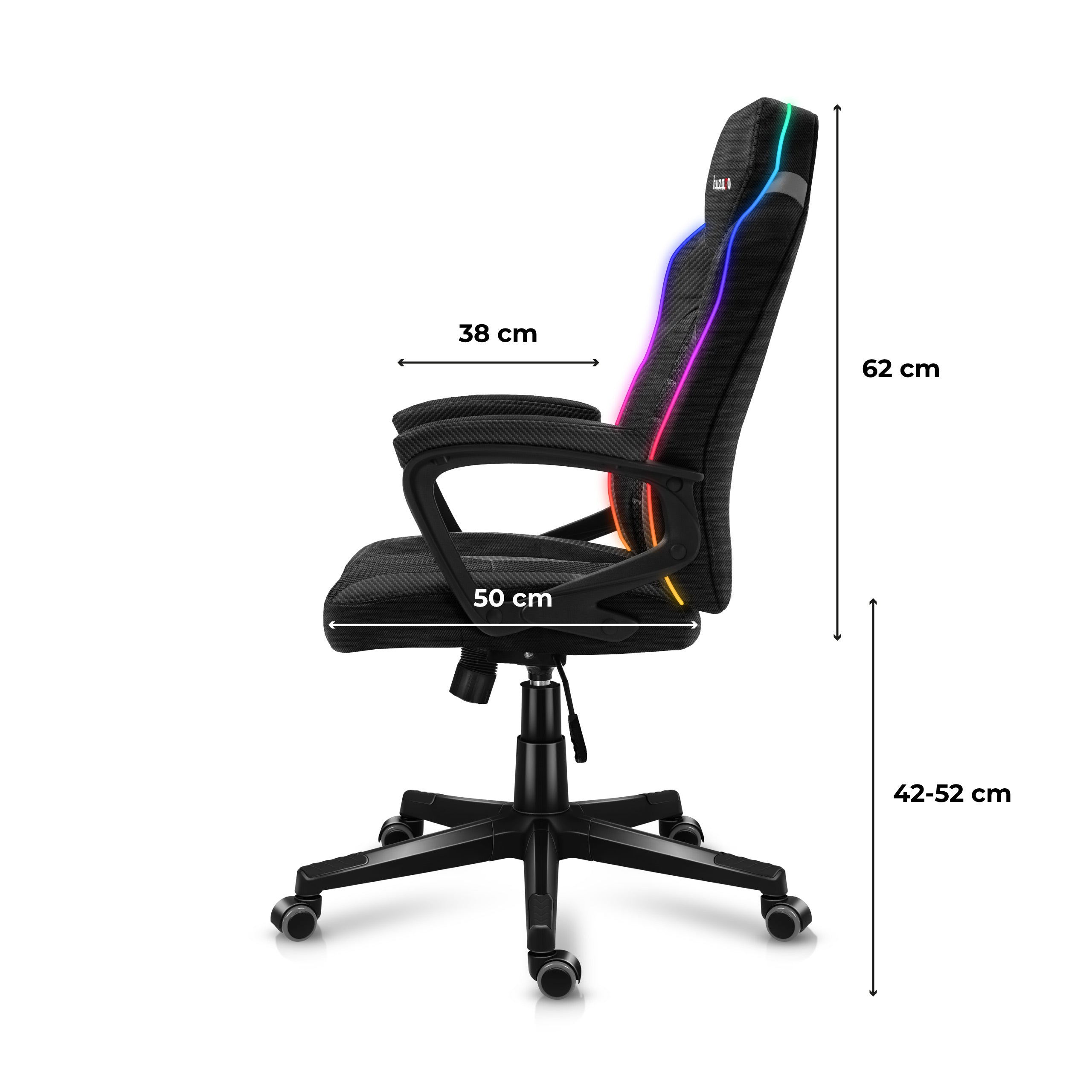 Gaming-Sessel Huzaro Force 2.5 RGB Carbon Mesh