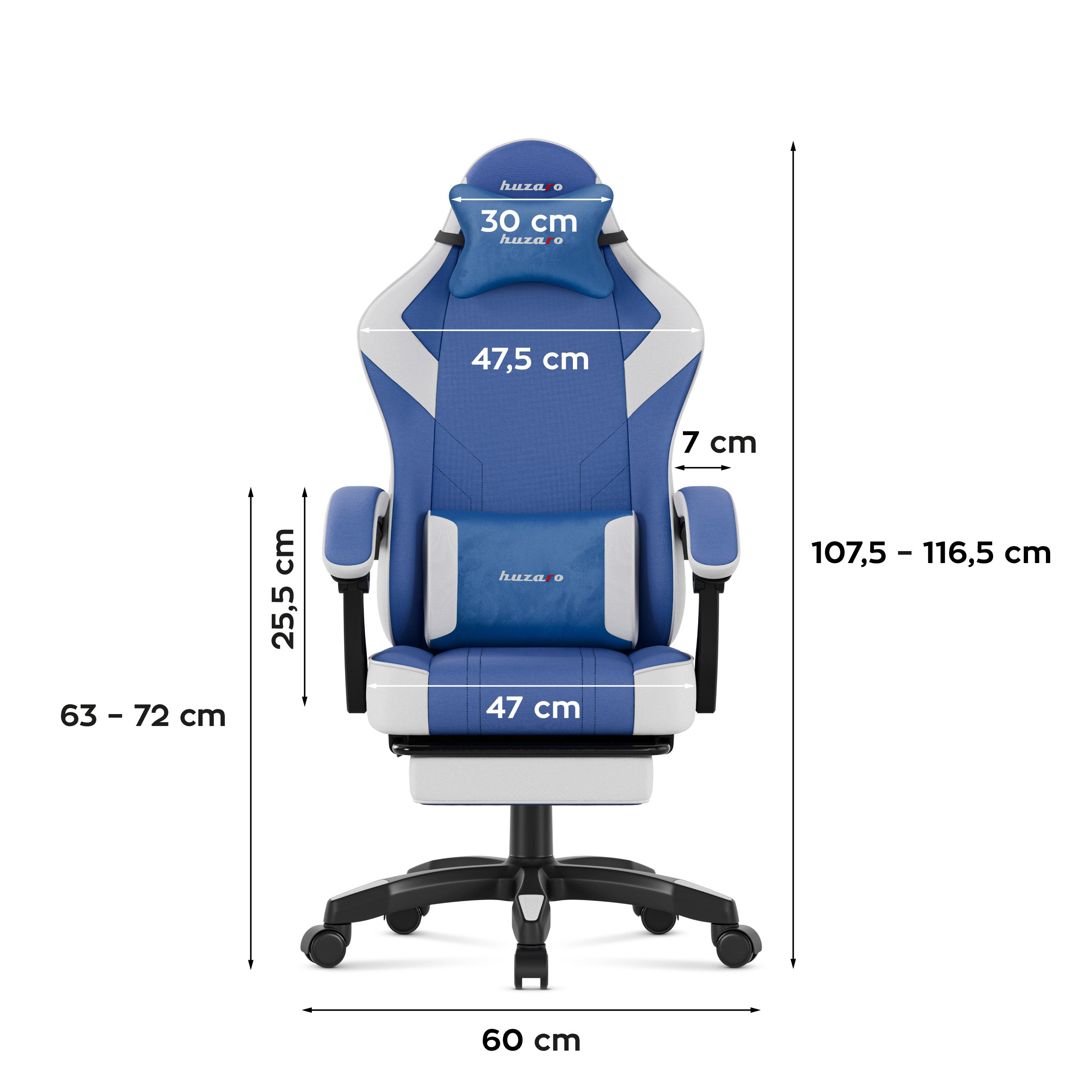 Gaming-Sessel Huzaro Force 3.7 Blue
