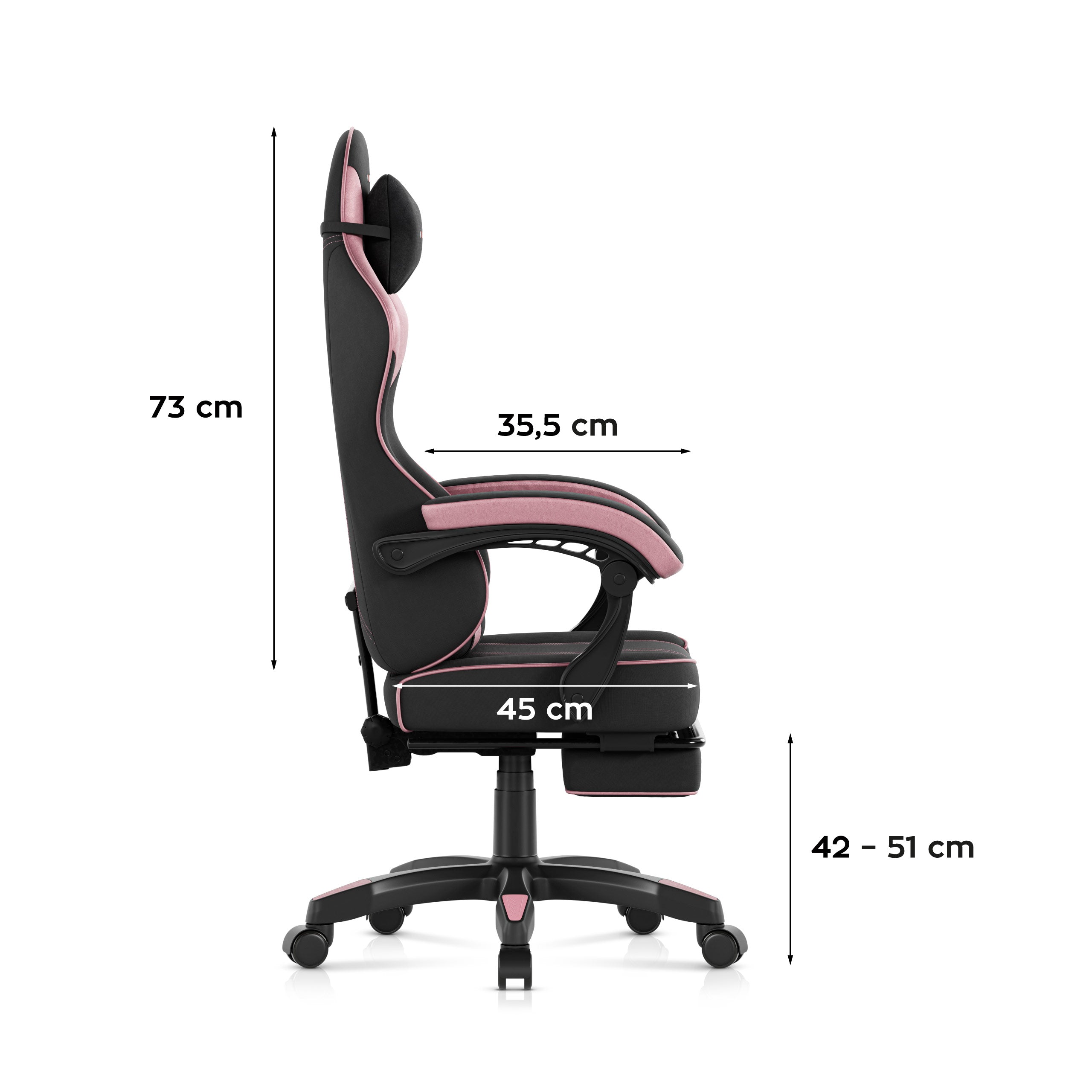 Gaming-Stuhl Huzaro Force 3.7 Pink