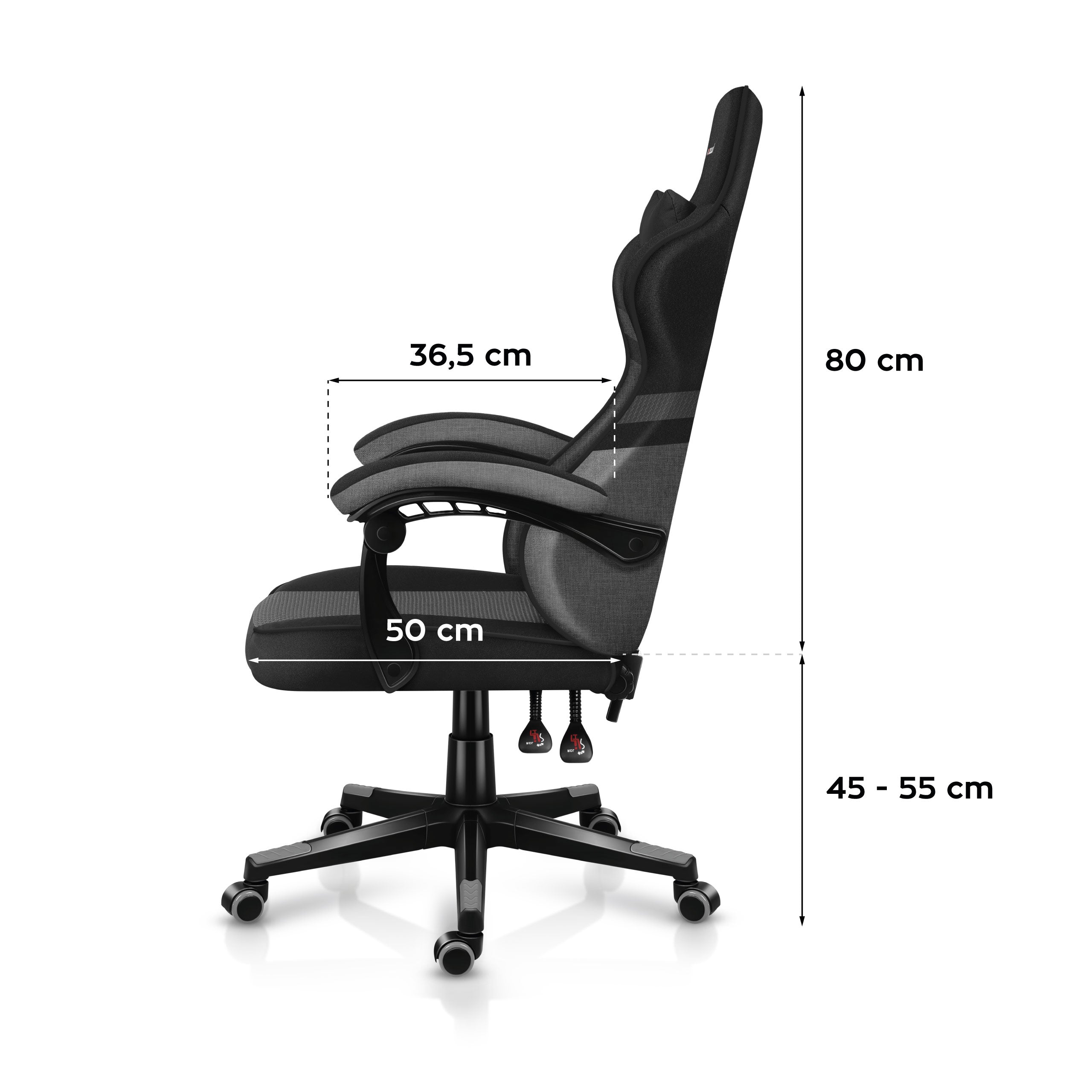 Gaming-Sessel HUZARO FORCE 4.4 Grey Mesh
