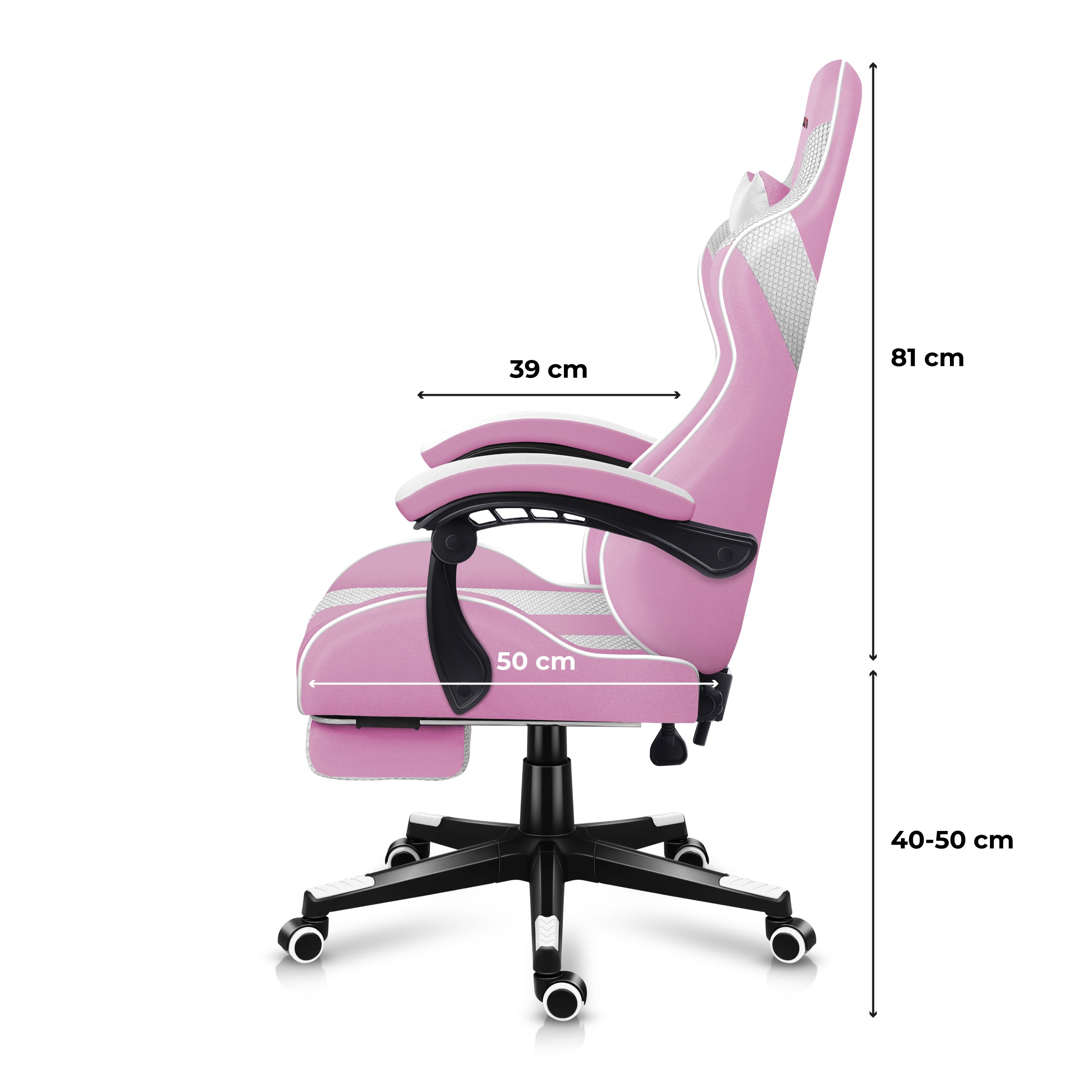 Gaming-Stuhl Huzaro Force 4.7 Pink Mesh