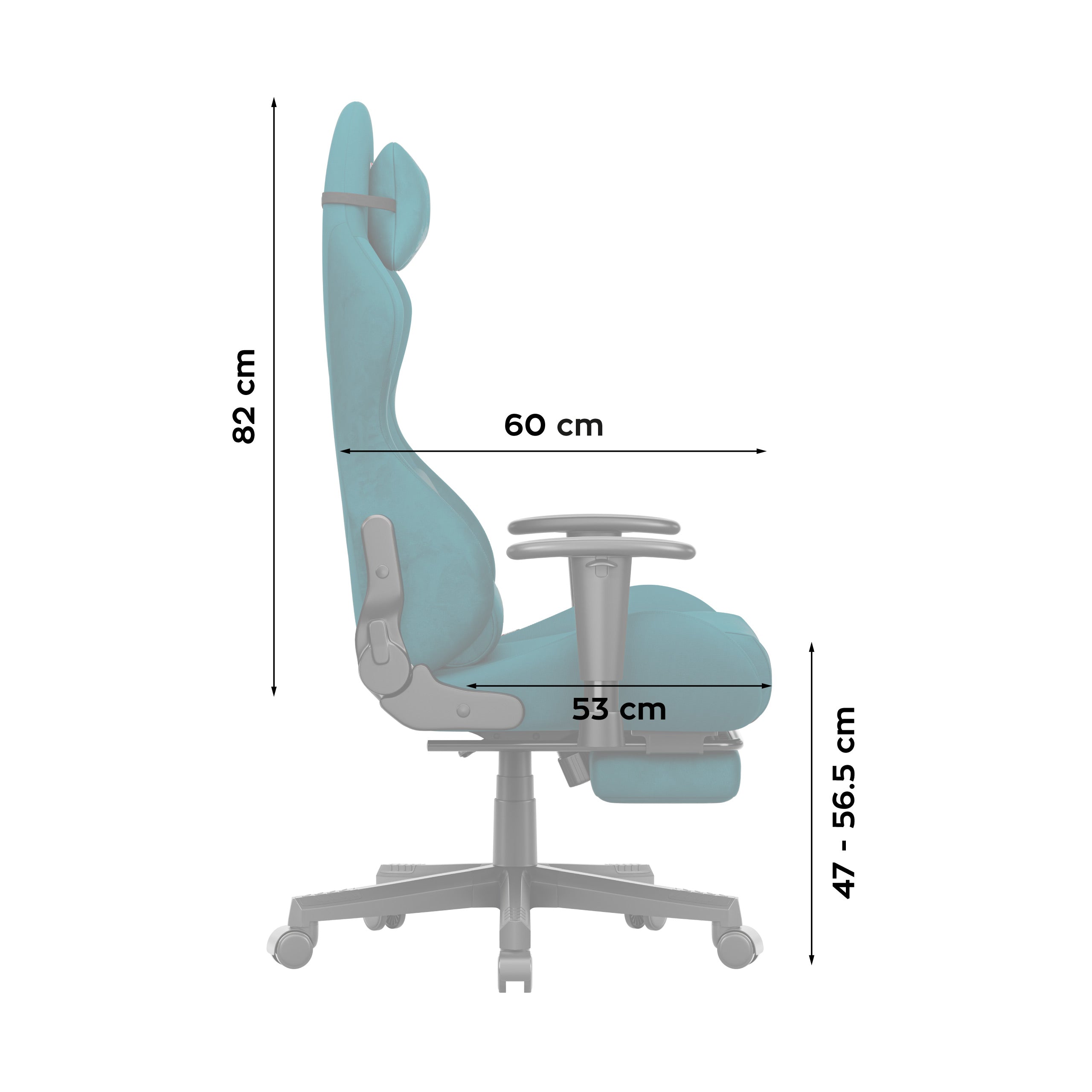 Gaming-Sessel Huzaro Force 5.7 Teal