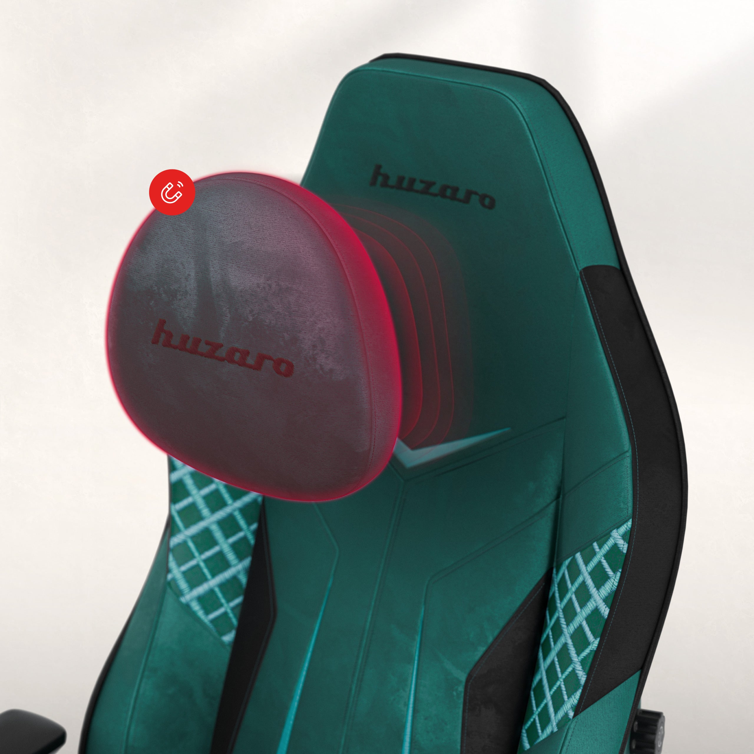 Gaming-Stuhl aus Wildleder Huzaro Force 8.3 Green