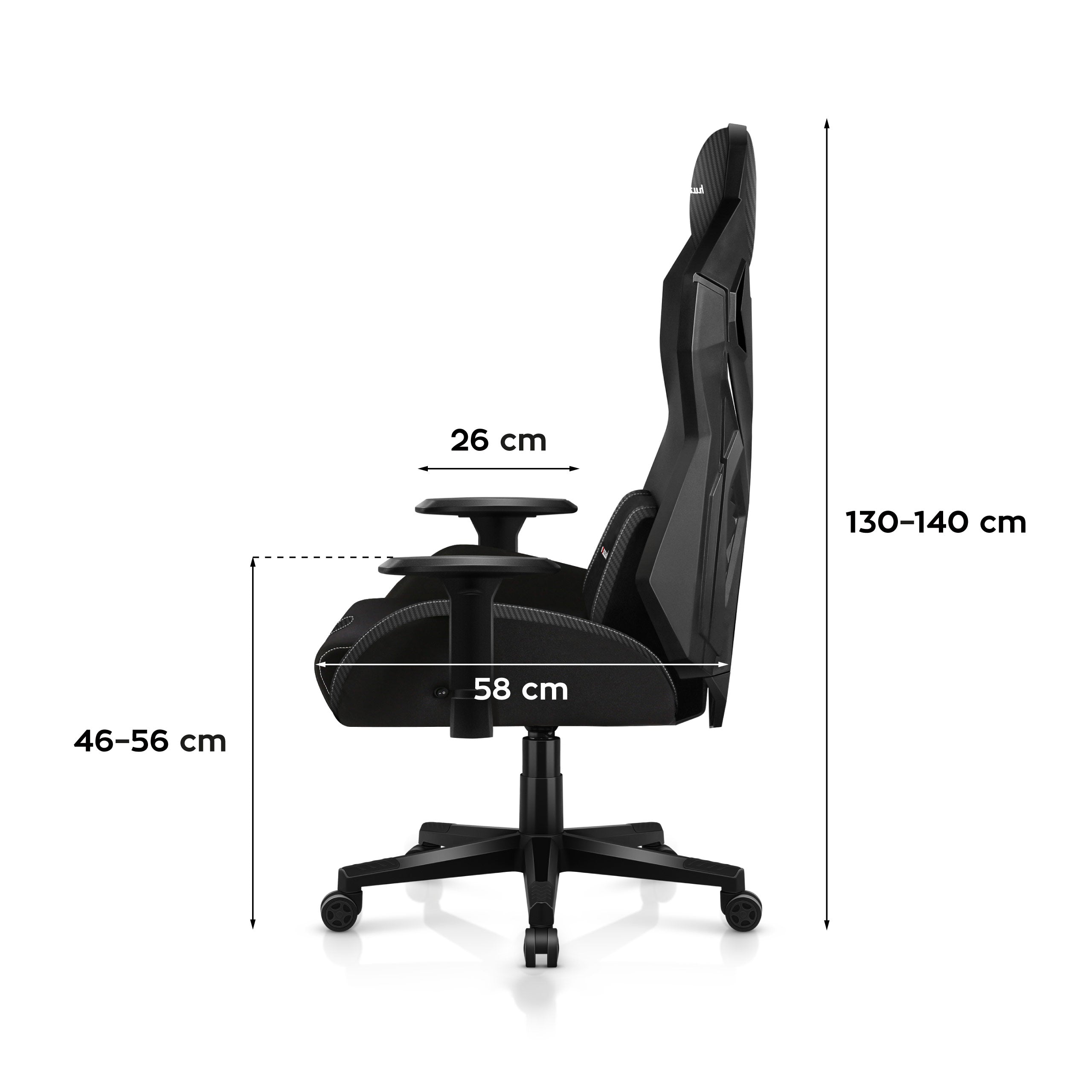 Gaming-Stuhl Huzaro Combat 7.6 RGB Led Black