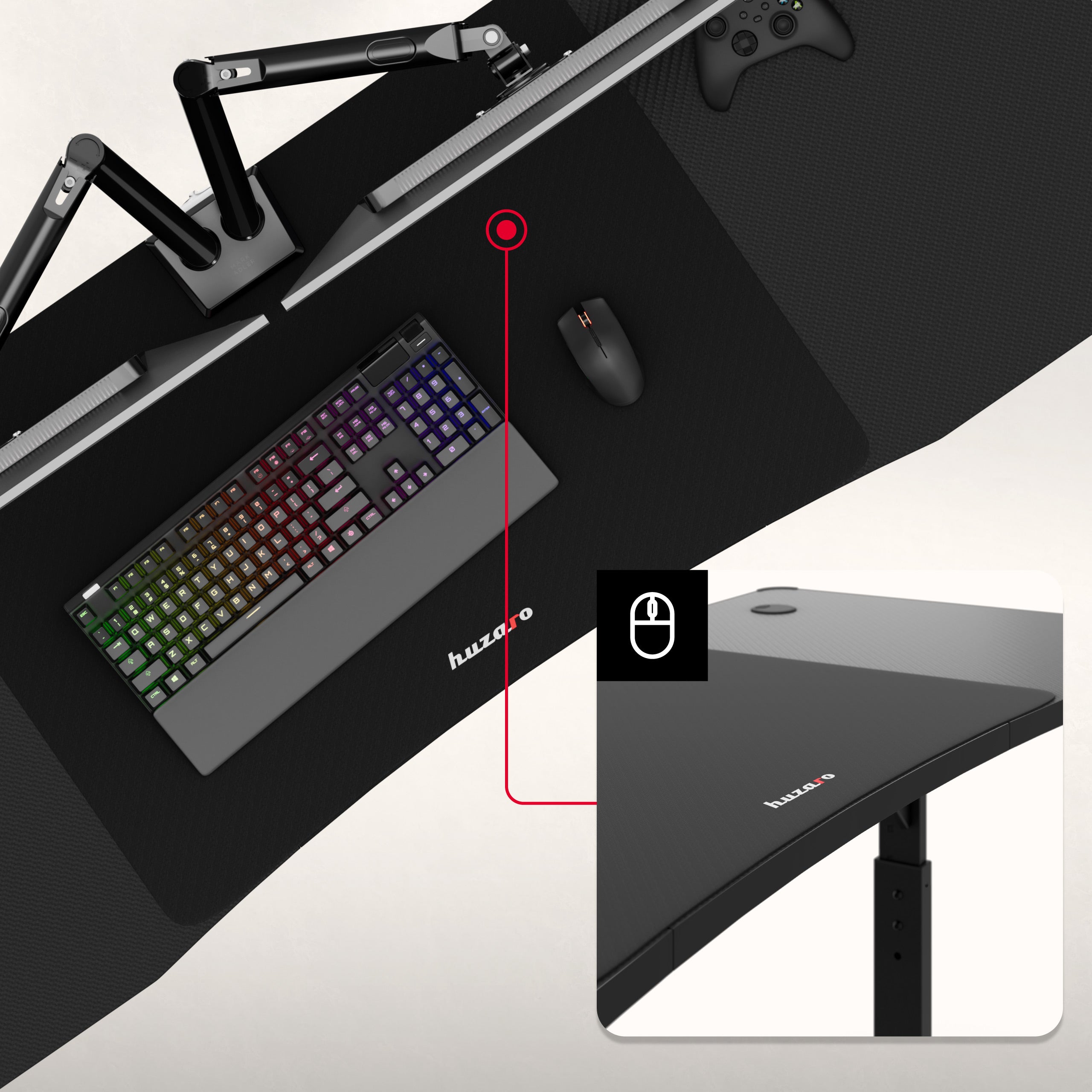 Inklusive stilvollem XXL-Pad