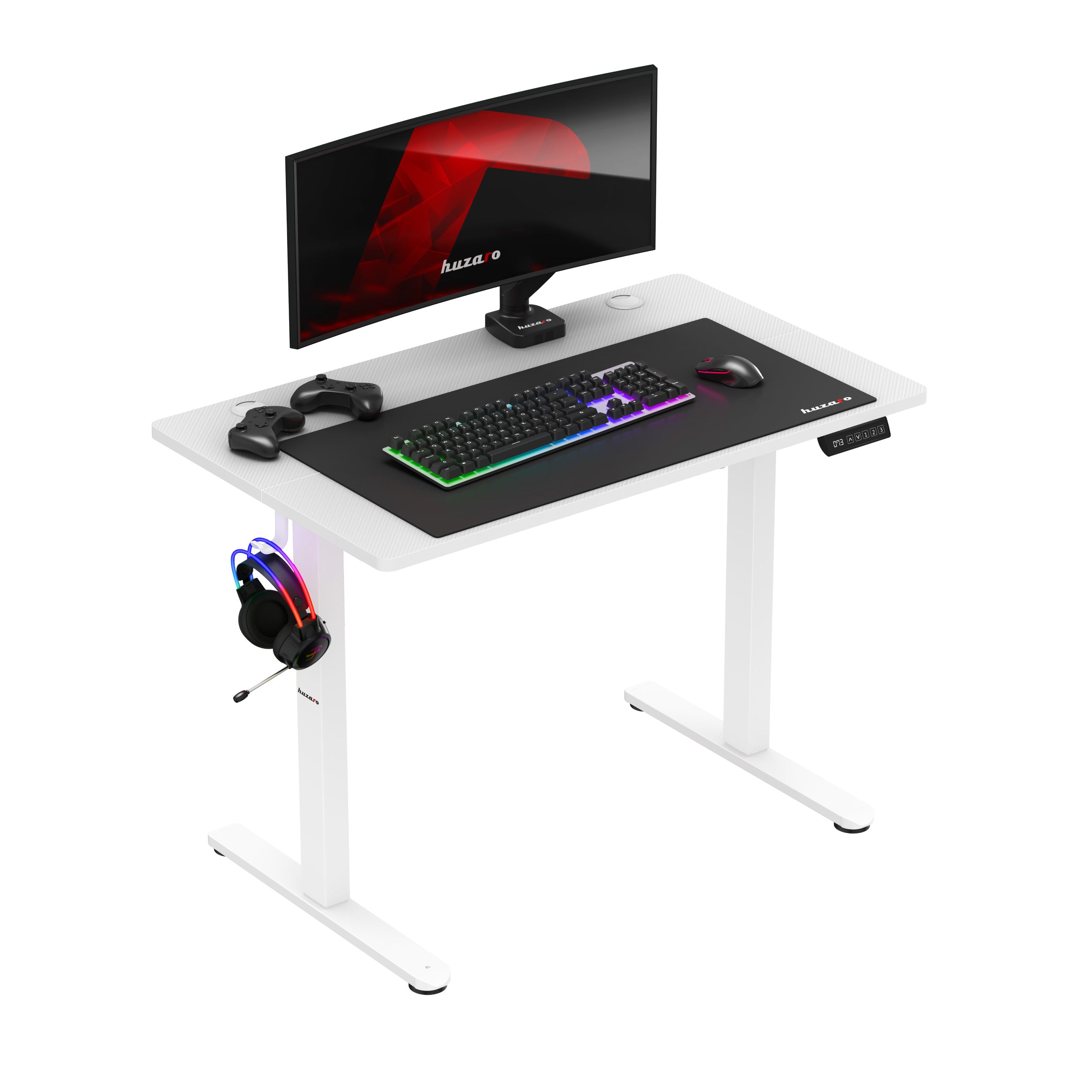 Elektrischer Schreibtisch Huzaro Hero 7.9 White 100 cm