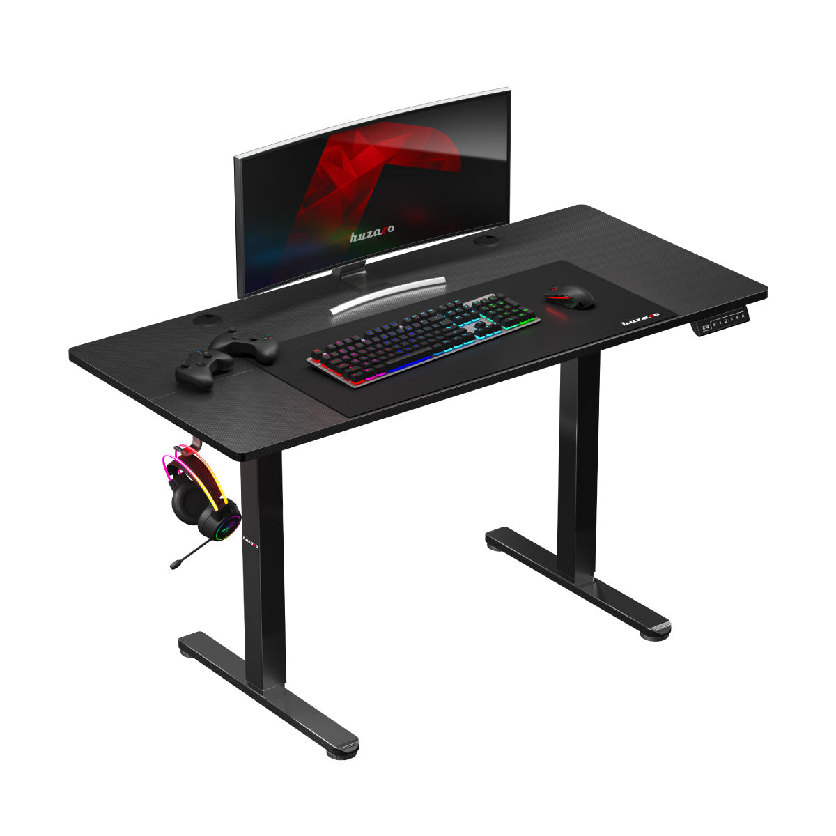 Elektrischer Schreibtisch Huzaro Hero 8.2 Black 120 cm