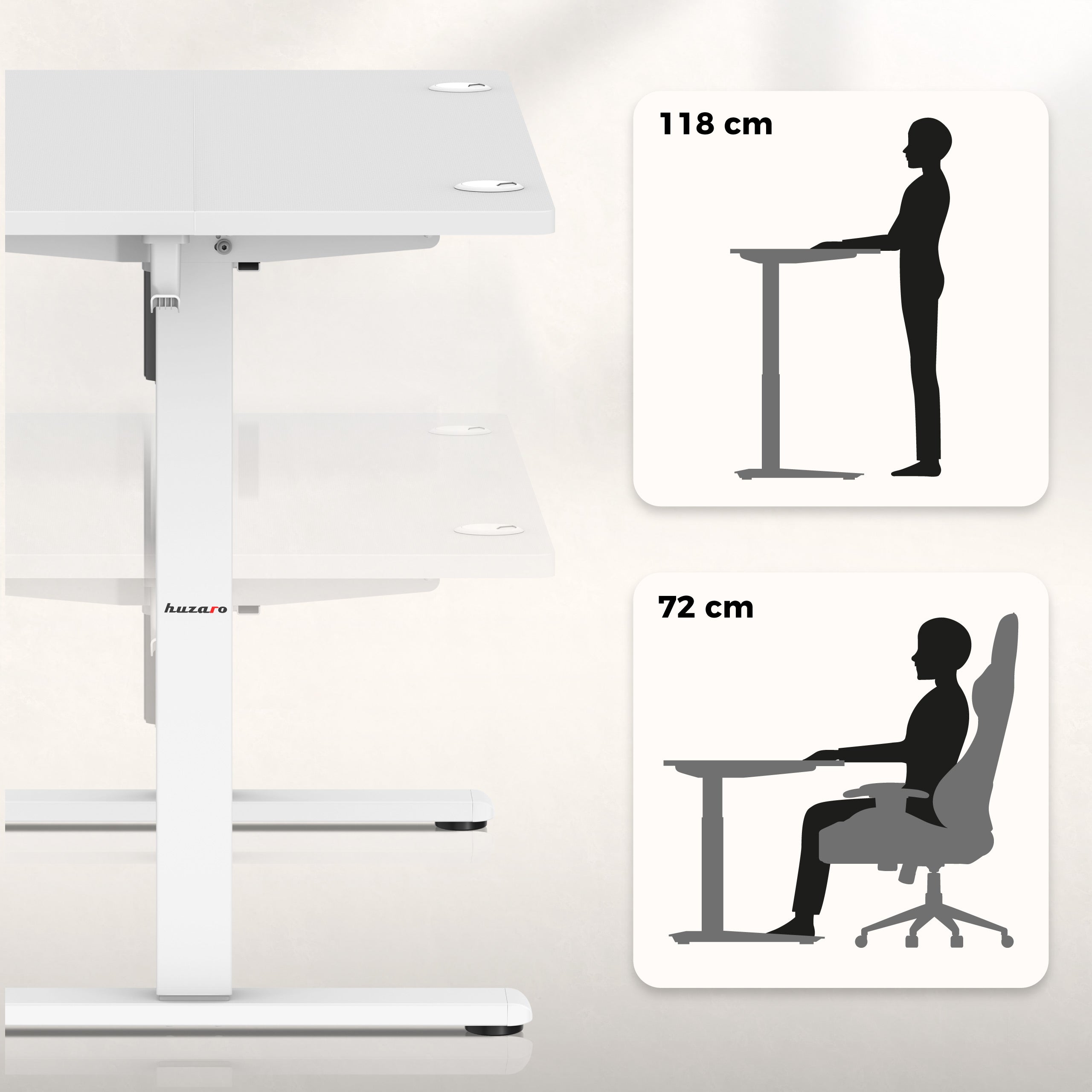 Elektrischer und ergonomischer Schreibtisch