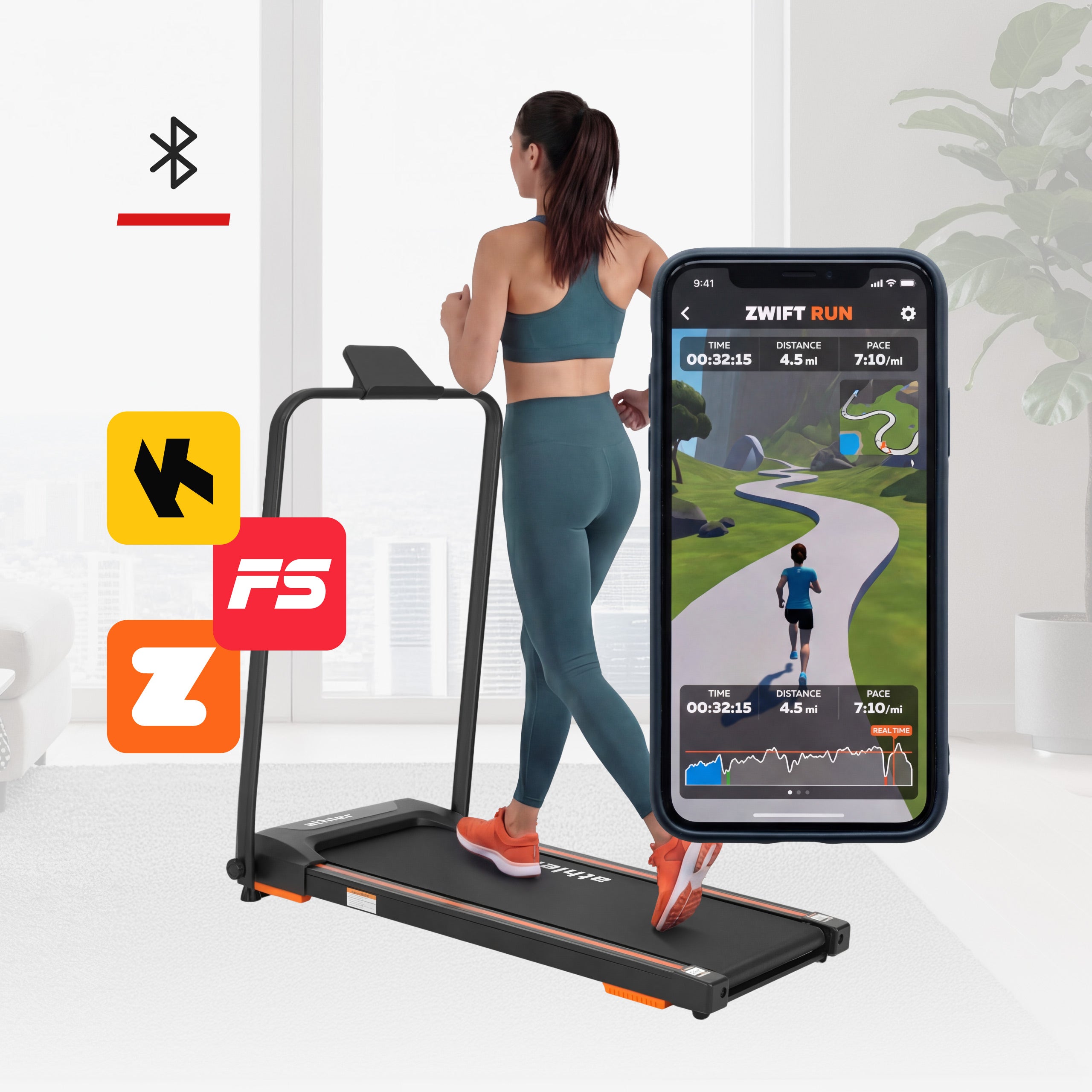 Klappbares Laufband für zuhause Athler Impala 20