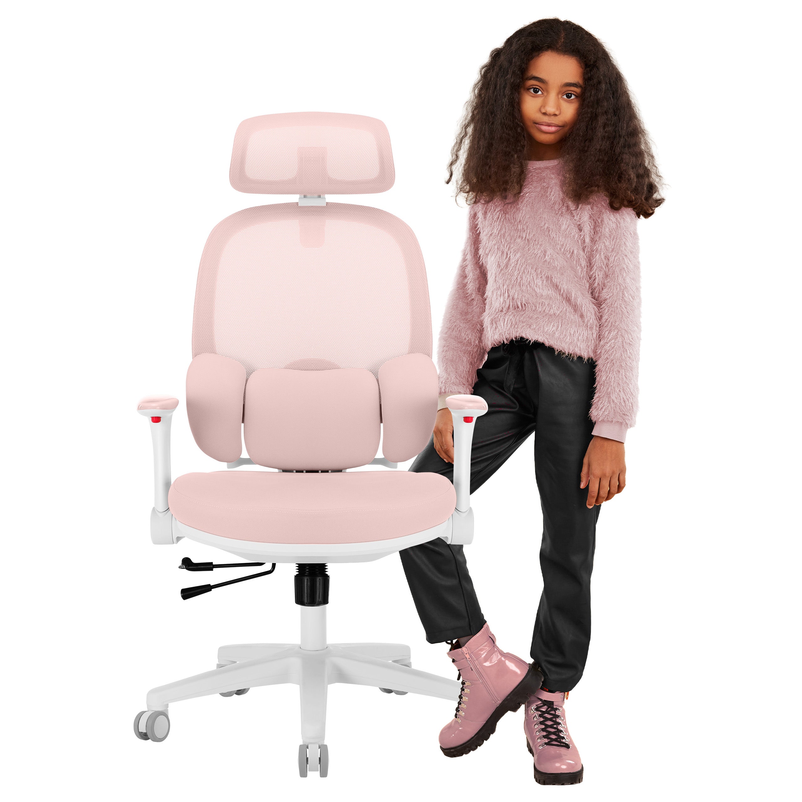Ergonomischer Kinderstuhl Mark Adler Junior 6.3 Pink