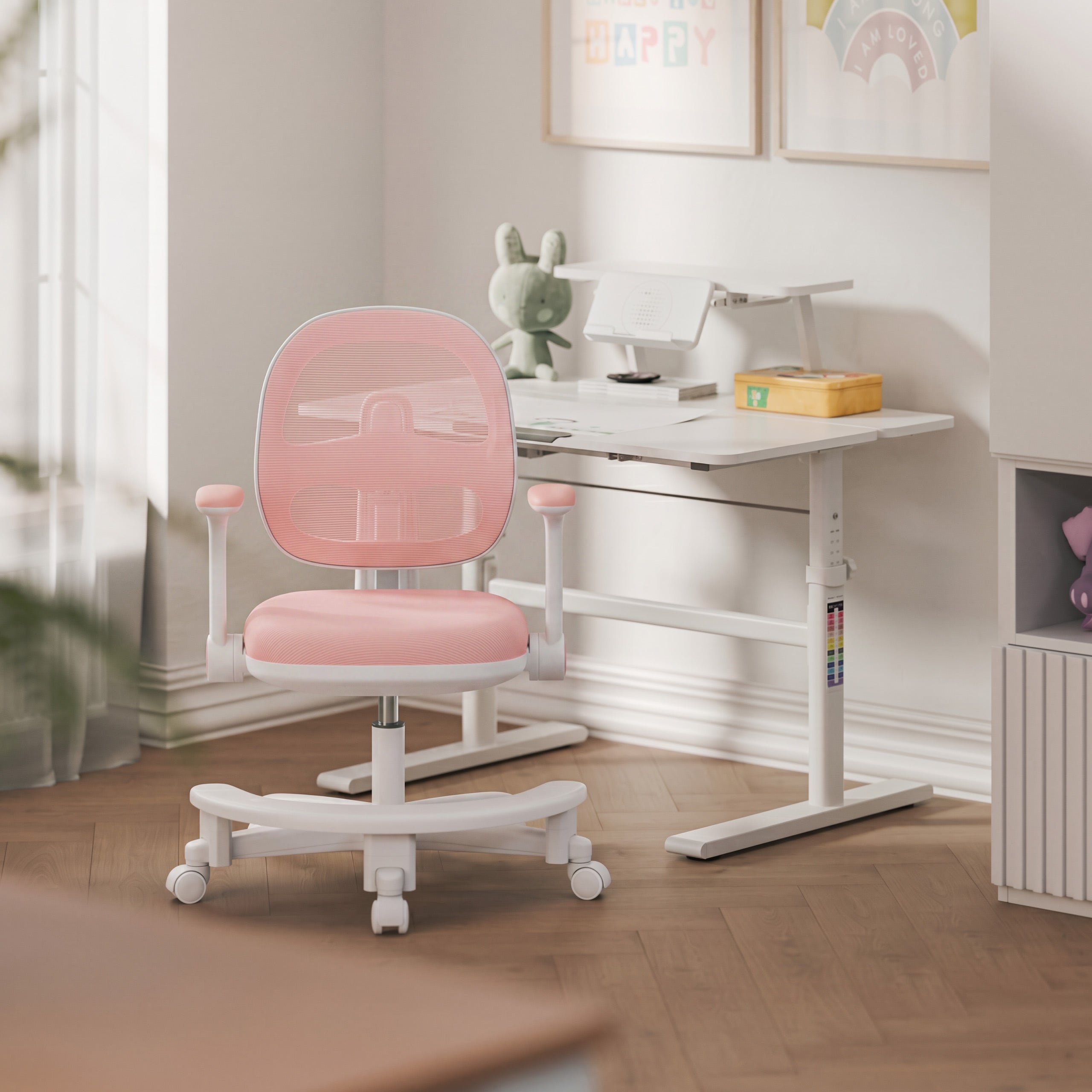 Ergonomischer Schreibtischstuhl für Kinder Mark Adler Junior 3.6 Pink