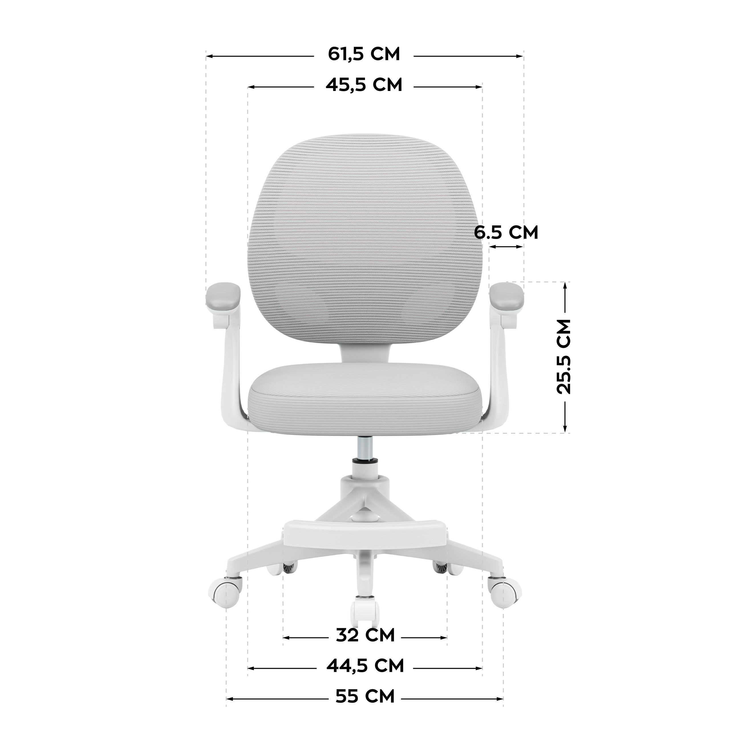 Drehbarer Kinderstuhl Mark Adler Junior 3.1 Grey