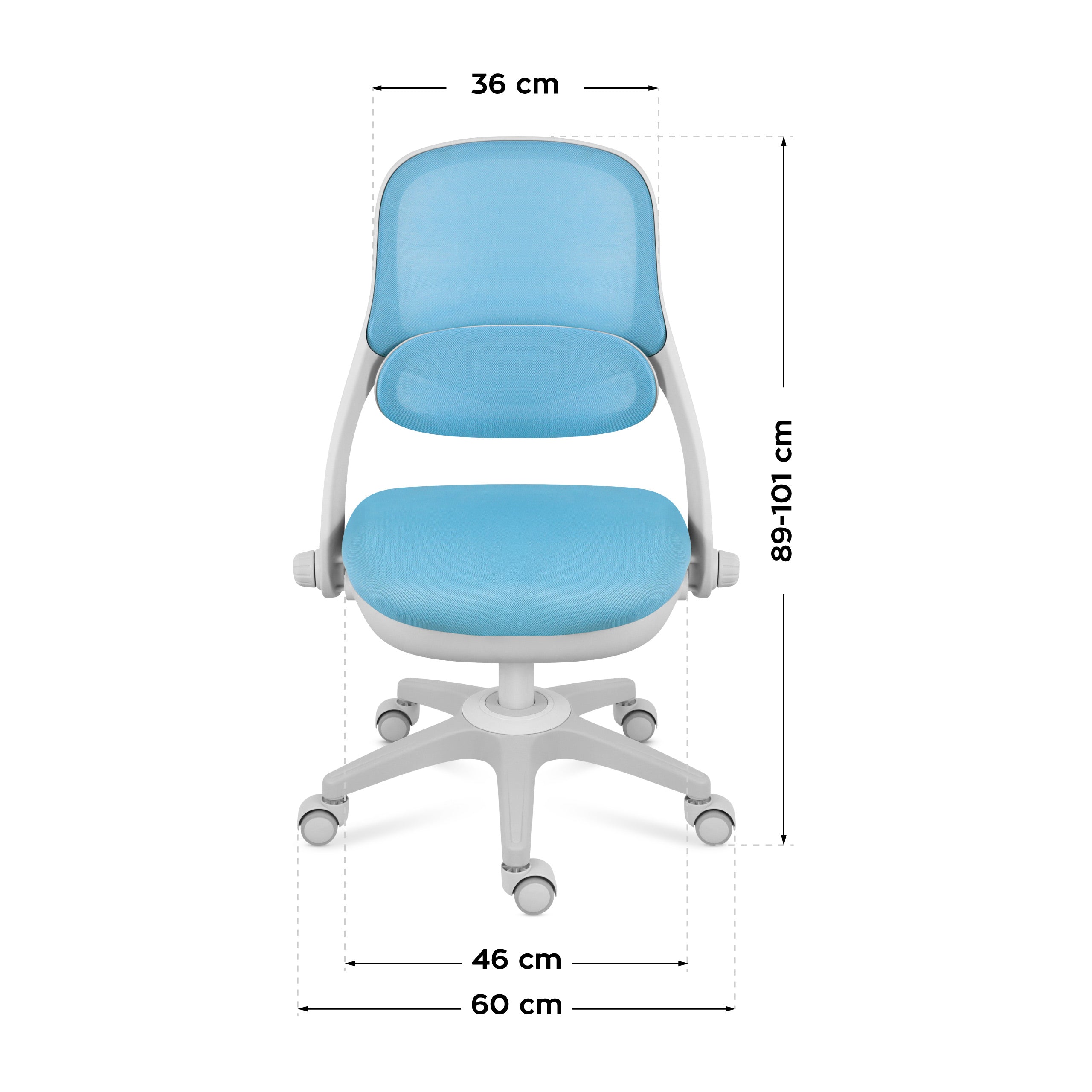 Drehbarer Bürostuhl für Kinder Mark Adler Junior 4.7 Blue