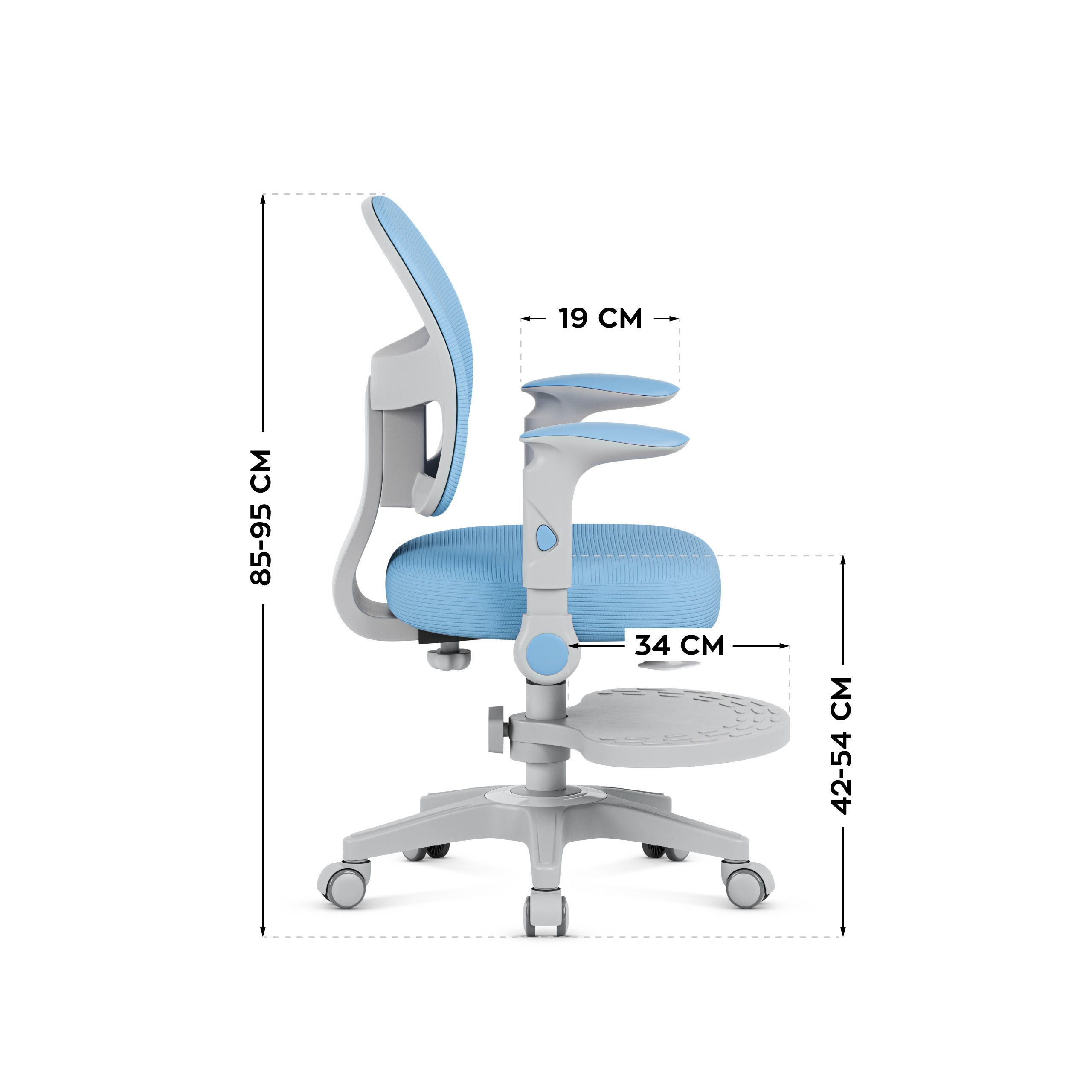 Schreibtischstuhl für Kinder Mark Adler Junior 5.0 Blau
