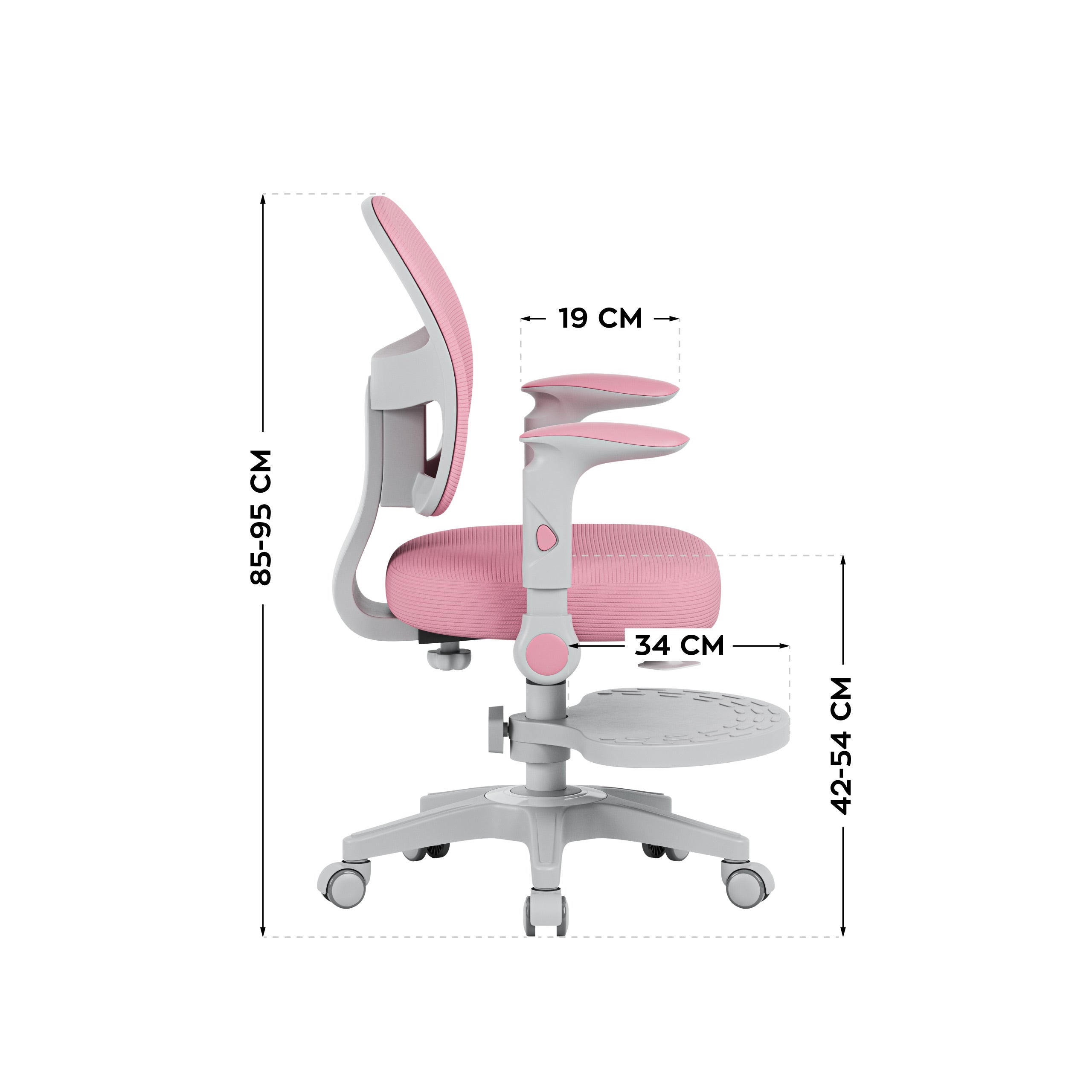 Schreibtischstuhl für Kinder Mark Adler Junior 5.0 Pink