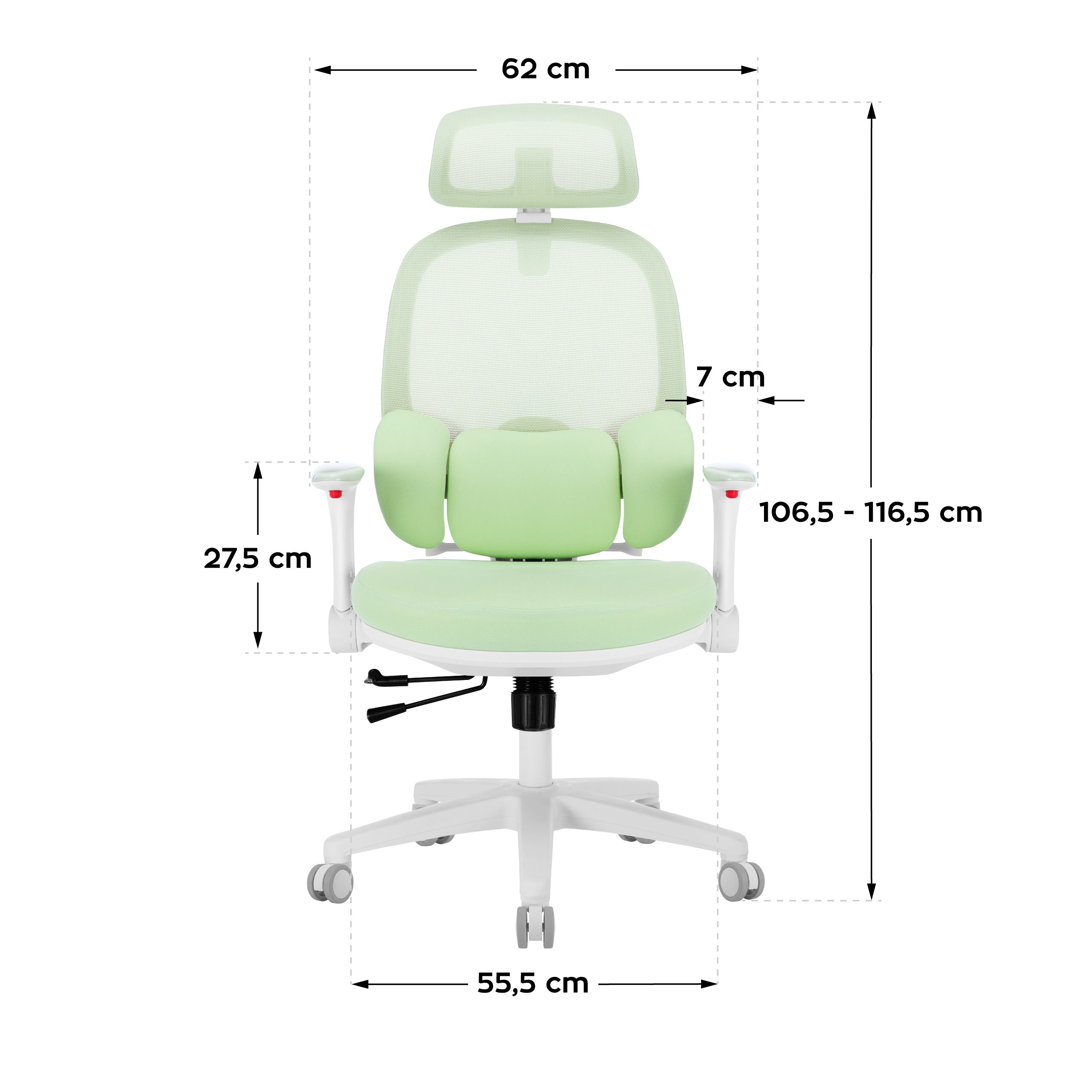 Ergonomischer Kinderstuhl Mark Adler Junior 6.3 Grün