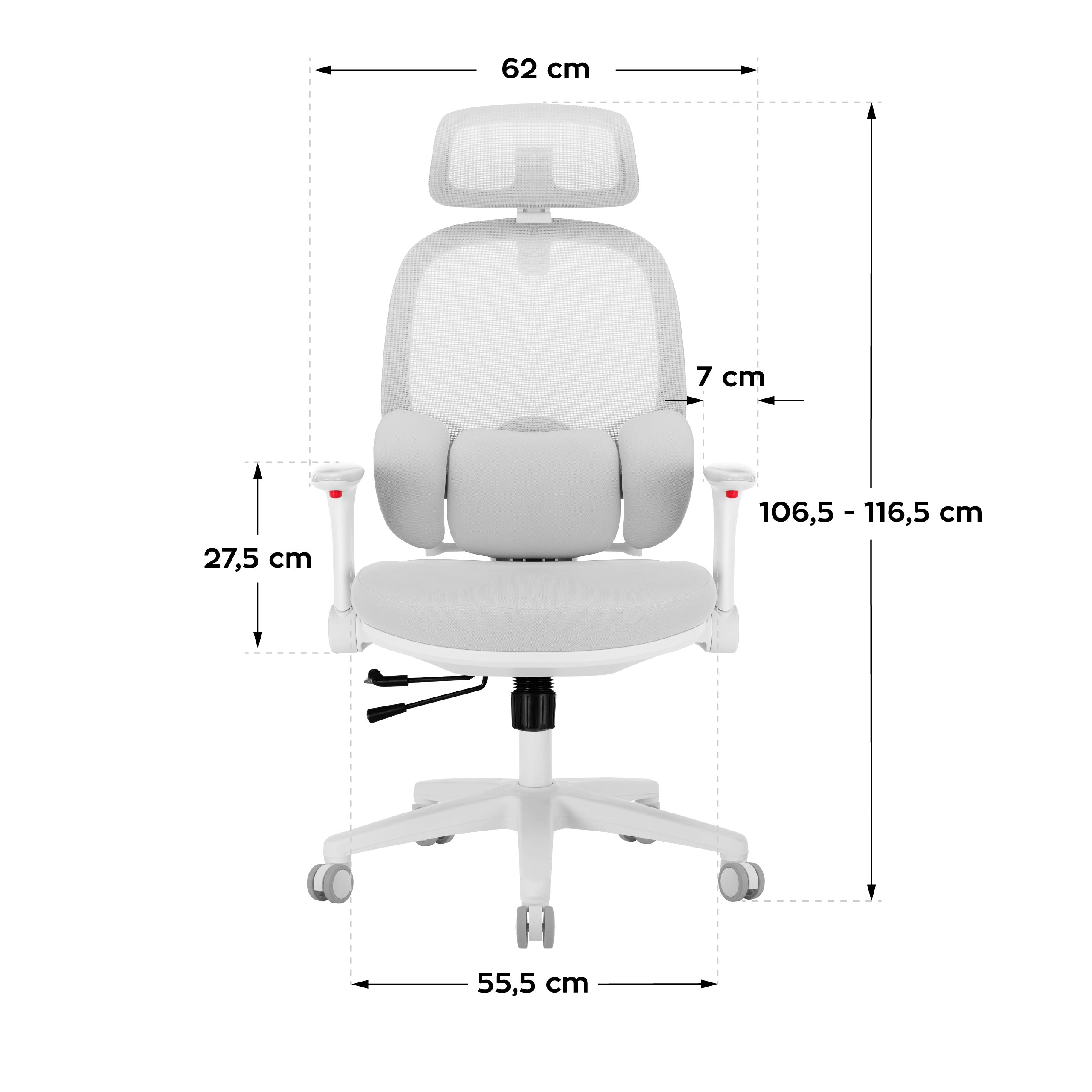 Ergonomischer Kindersessel Mark Adler Junior 6.3 Grey