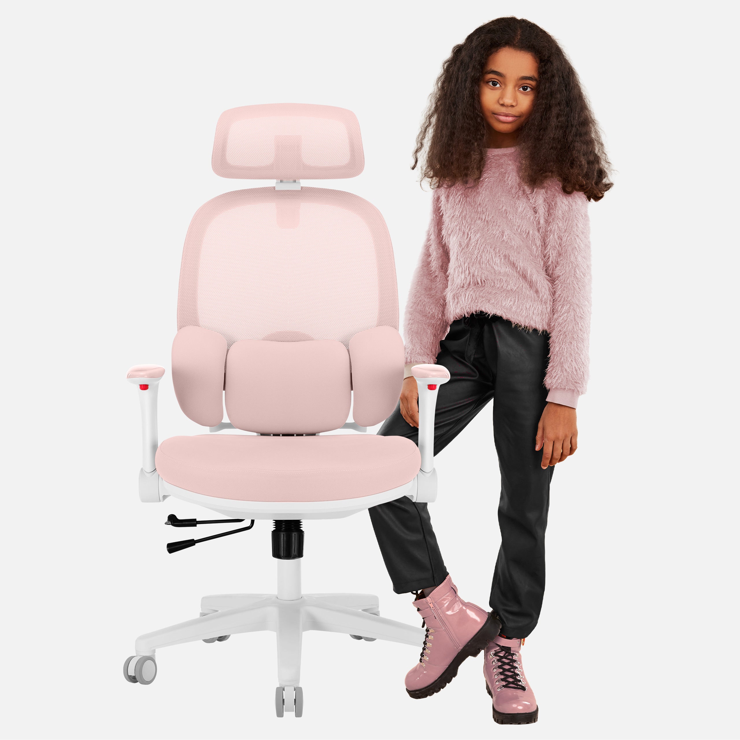 Ergonomischer Kinderstuhl Mark Adler Junior 6.3 Pink