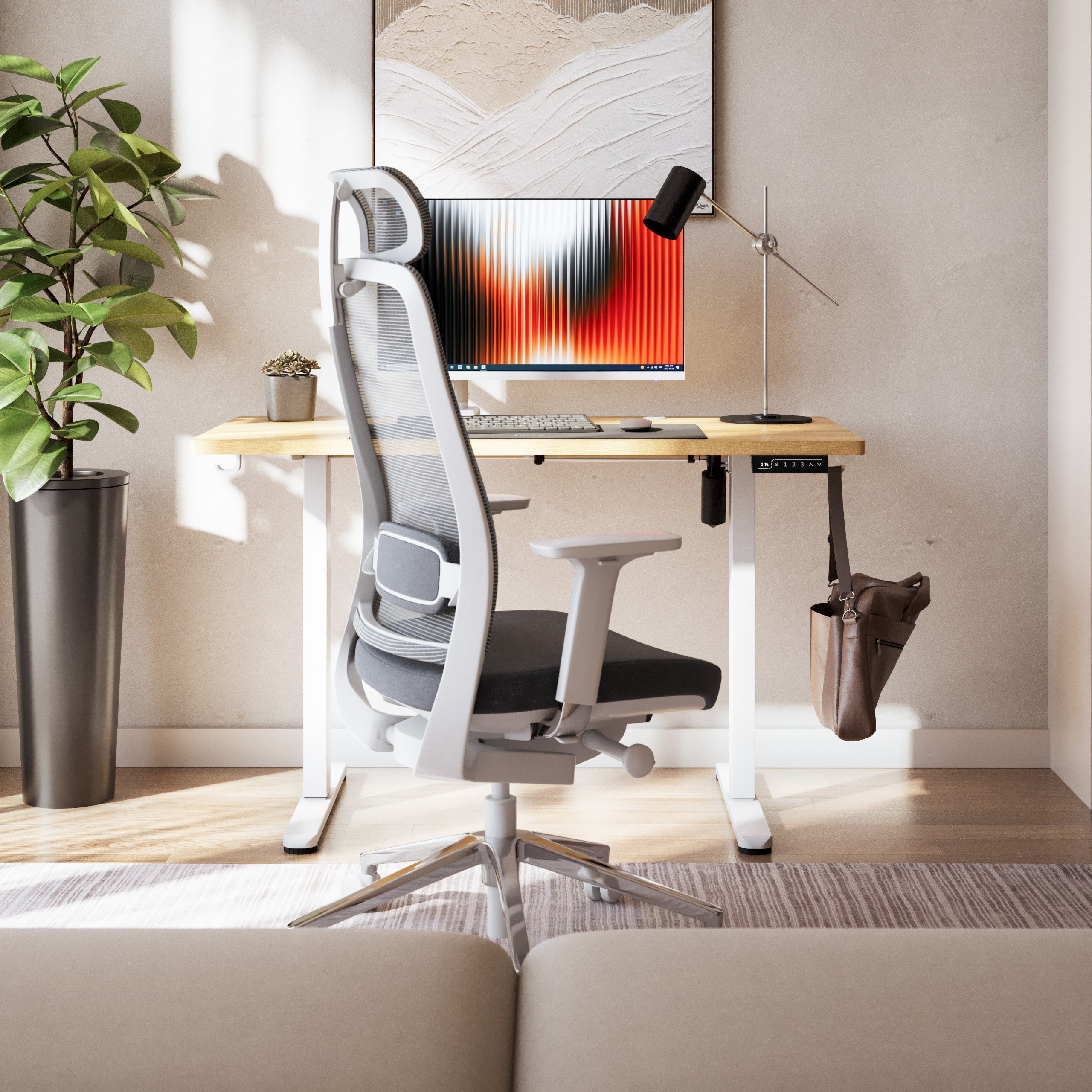 Elektrisch höhenverstellbarer Schreibtisch Mark Adler Leader 6.9 Craft 120 cm