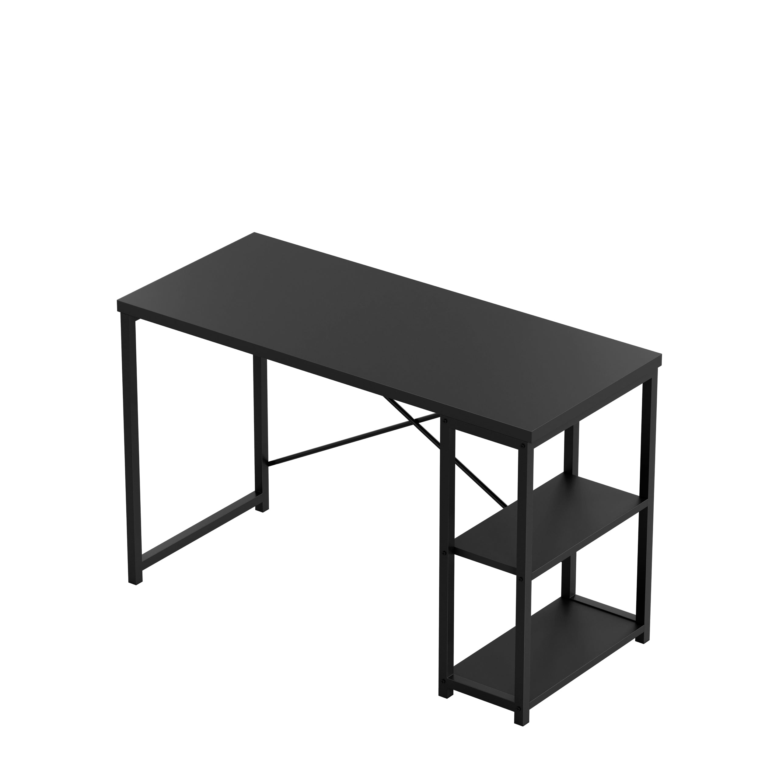 Schreibtisch mit Regalen Mark Adler Leader 2.0 Black 120 cm