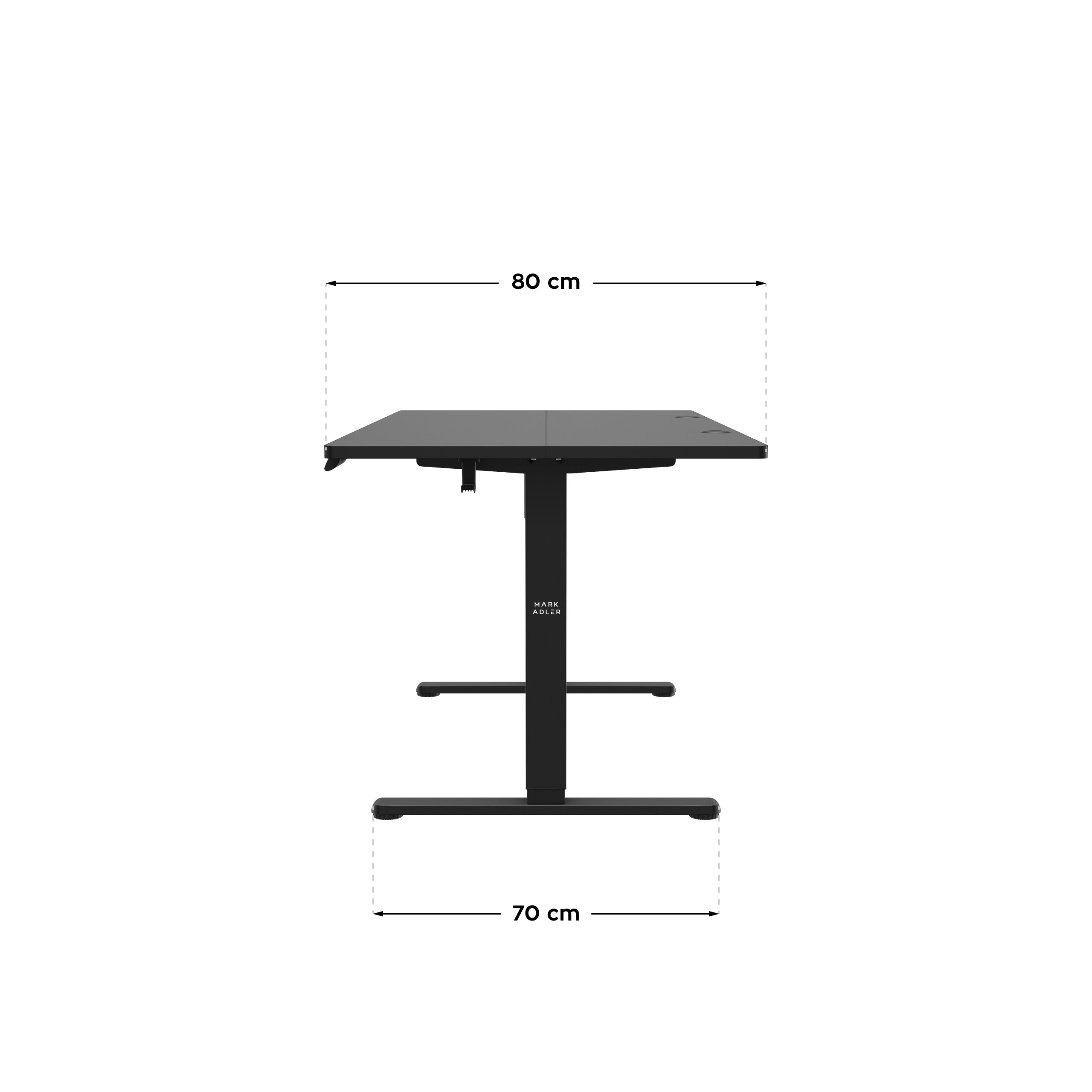 Elektrischer Schreibtisch Mark Adler Leader 7.6 Black 160 cm