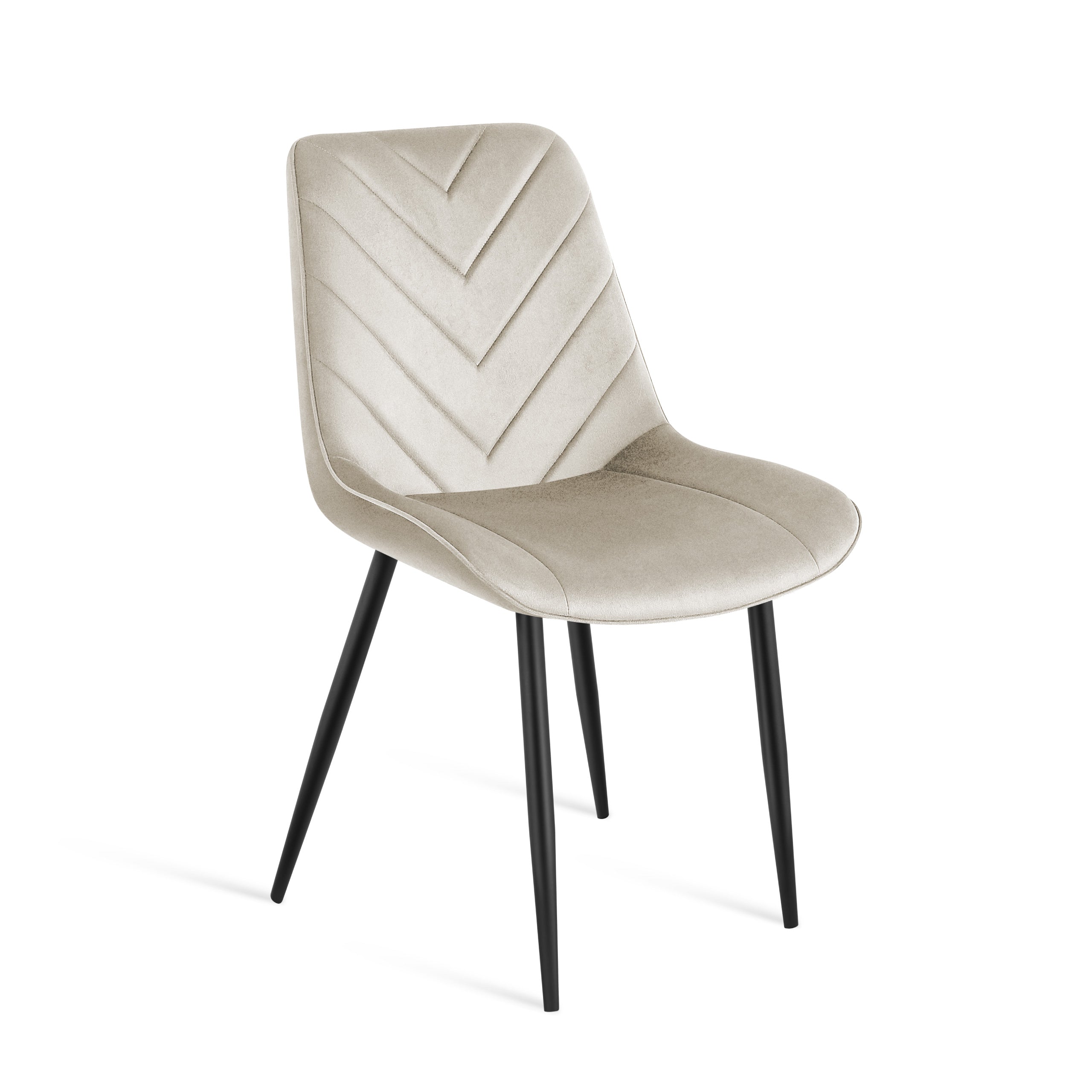 Mark Adler Prince 3.0 Veloursstuhl beige