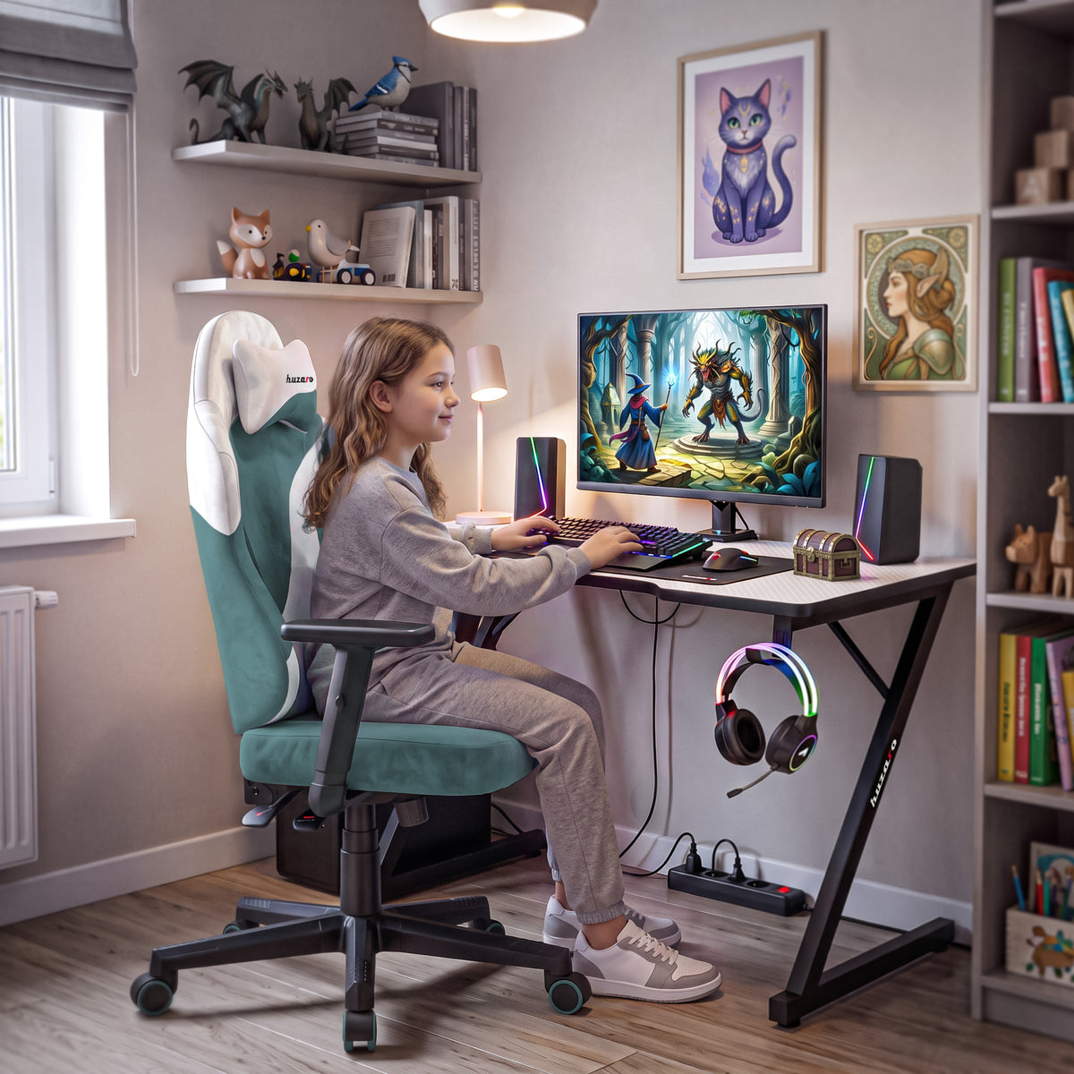 Gaming-Stuhl für Jugendliche Huzaro Ranger 5.7 Teal