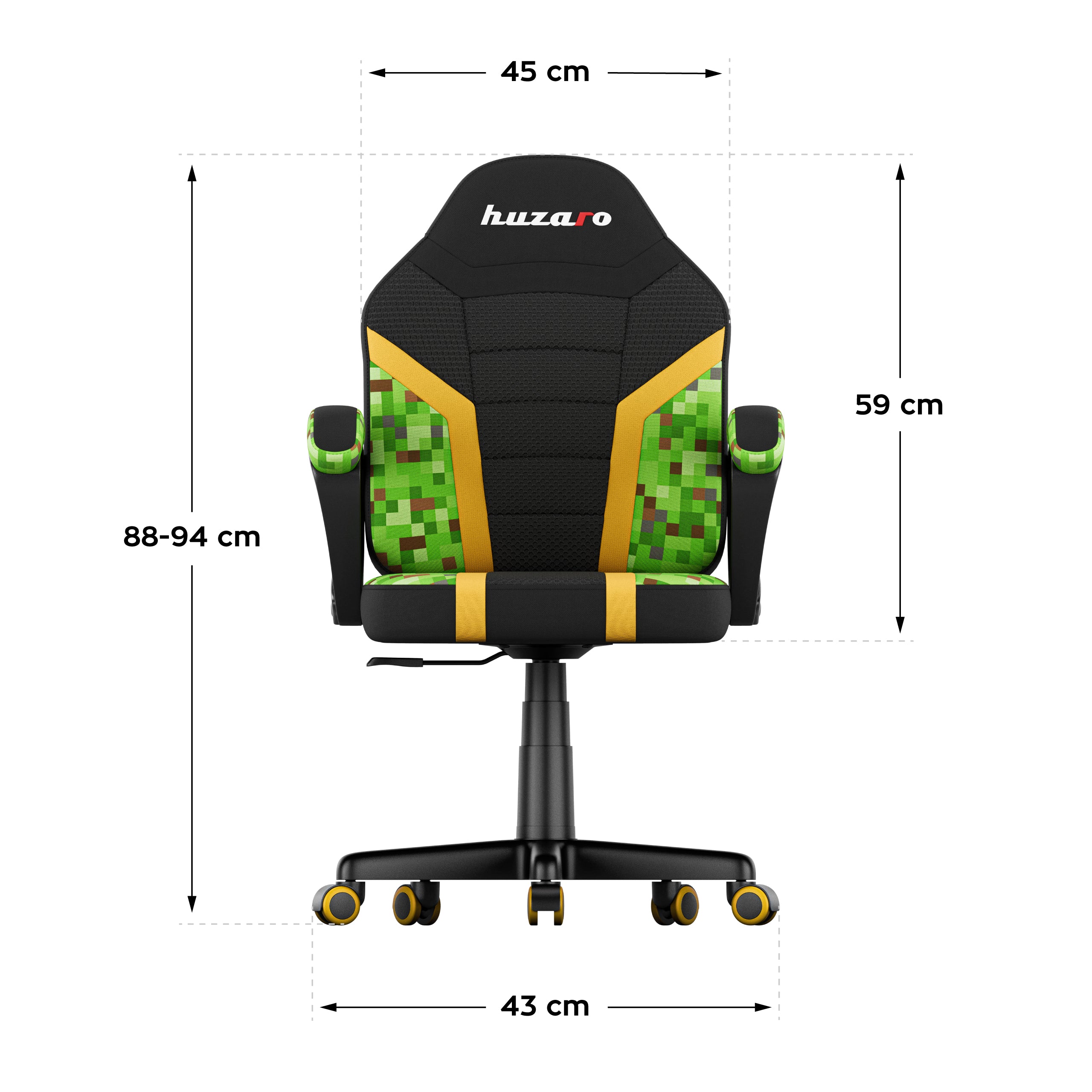 Gaming-Sessel für Kinder HUZARO RANGER 1.0 Pixel Mesh