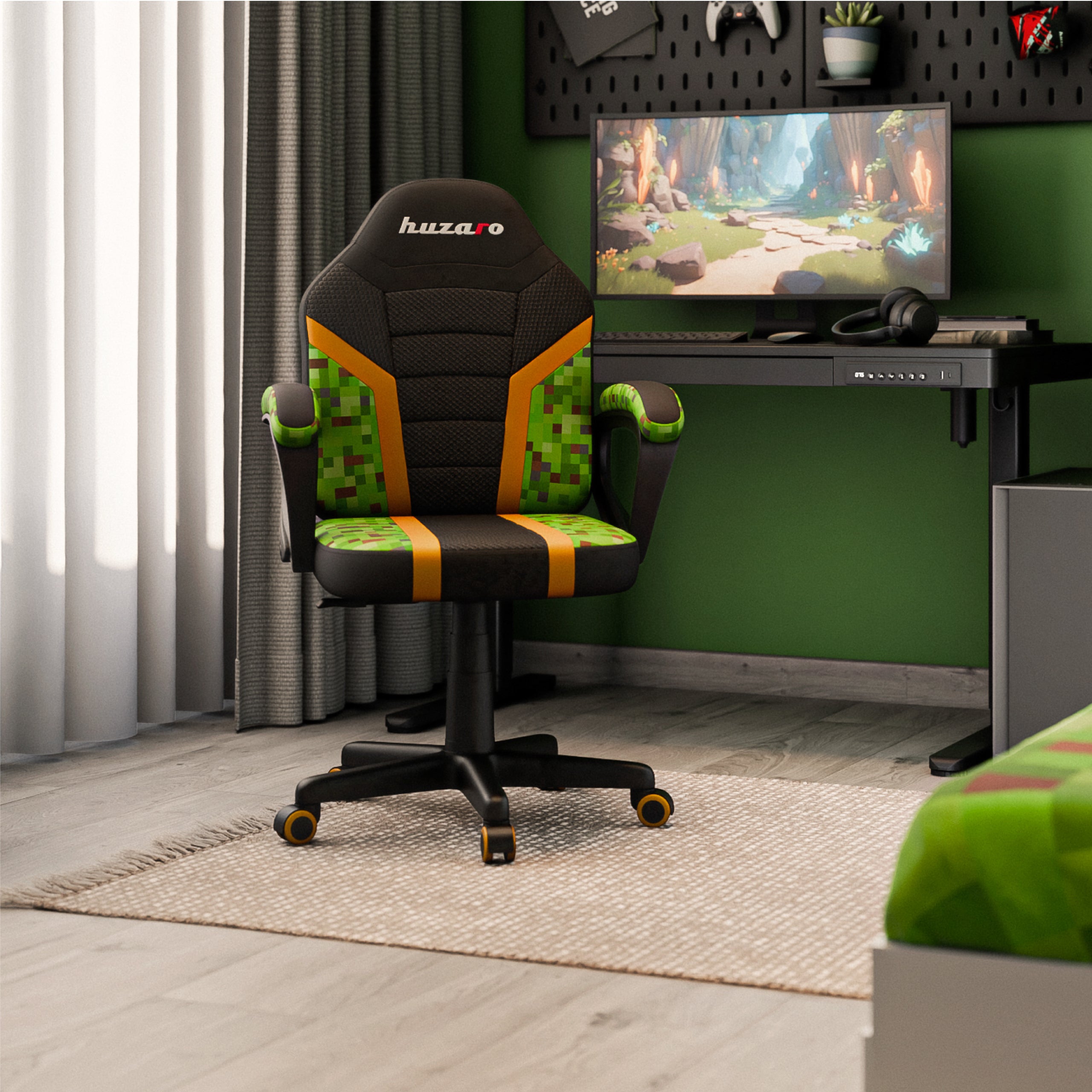 Gaming-Sessel für Kinder HUZARO RANGER 1.0 Pixel Mesh