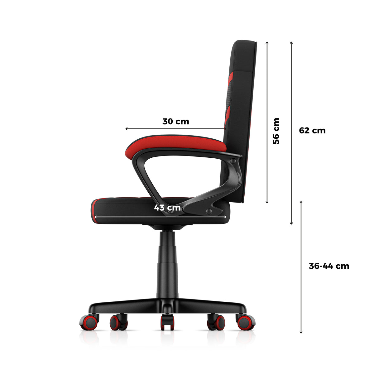 Gaming-Sessel für Kinder HUZARO RANGER 1.0 Red Mesh