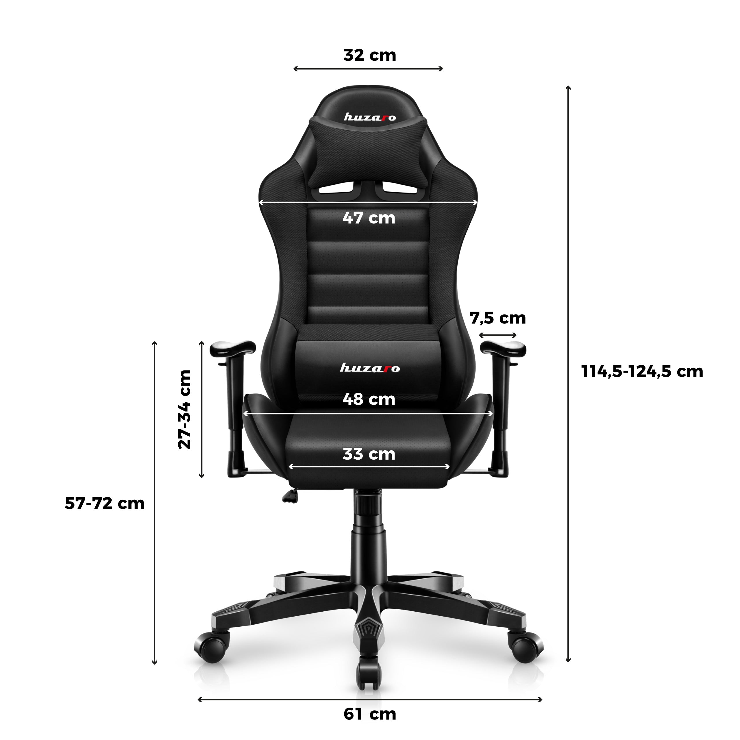 Gaming-Sessel für Kinder HUZARO RANGER 6.0 Black