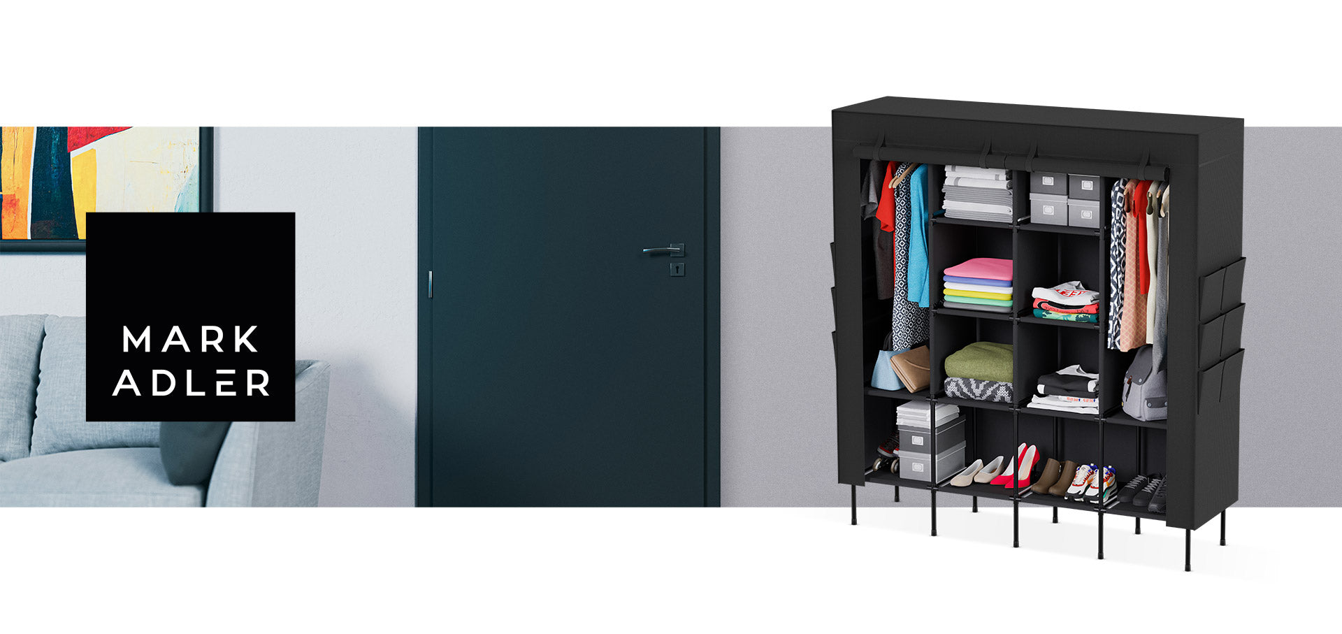 Stoffkleiderschrank Space 4.0