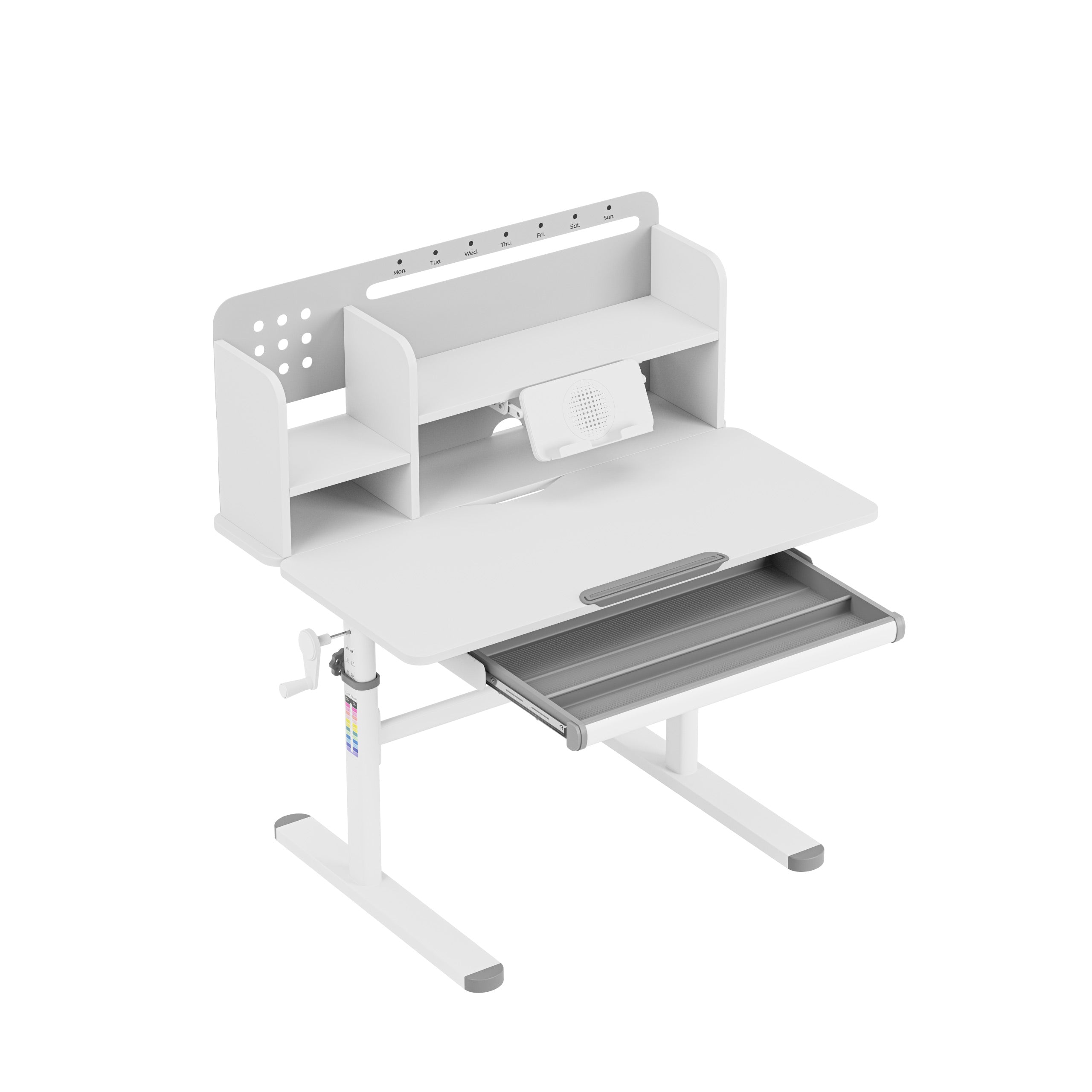 Ergonomischer Kinderschreibtisch Mark Adler Study 5.0 Grau 90 cm