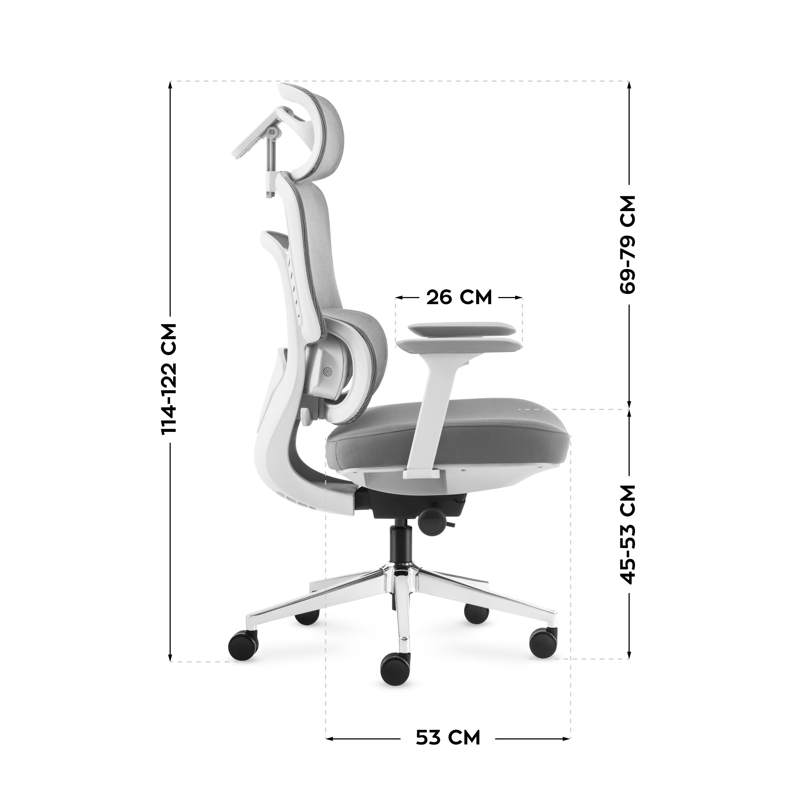 Bürostuhl mit Massagefunktion Mark Adler Visioner 6.1 Grey