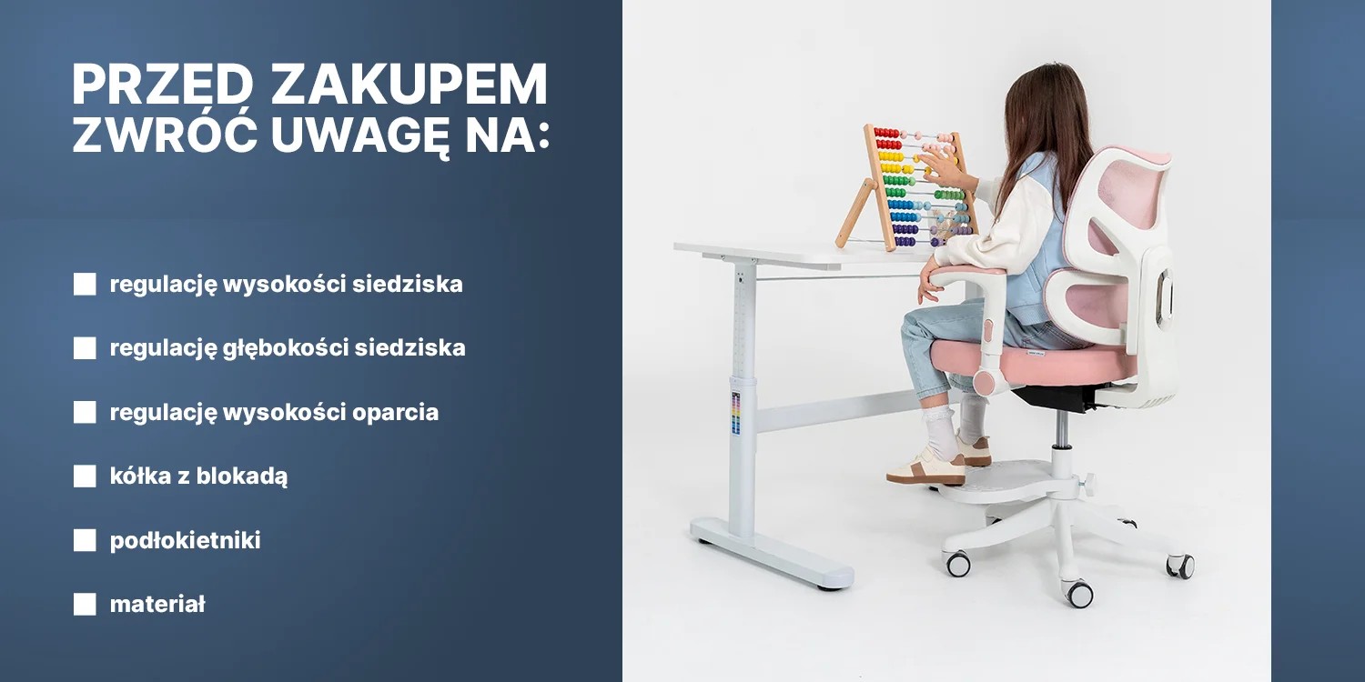 na co zwrócić uwagę przed zakupem fotela do biurka dla ucznia