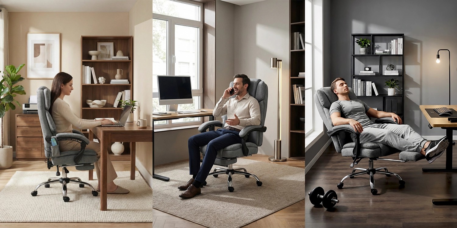 zastosowanie foteli biurowych z masażem