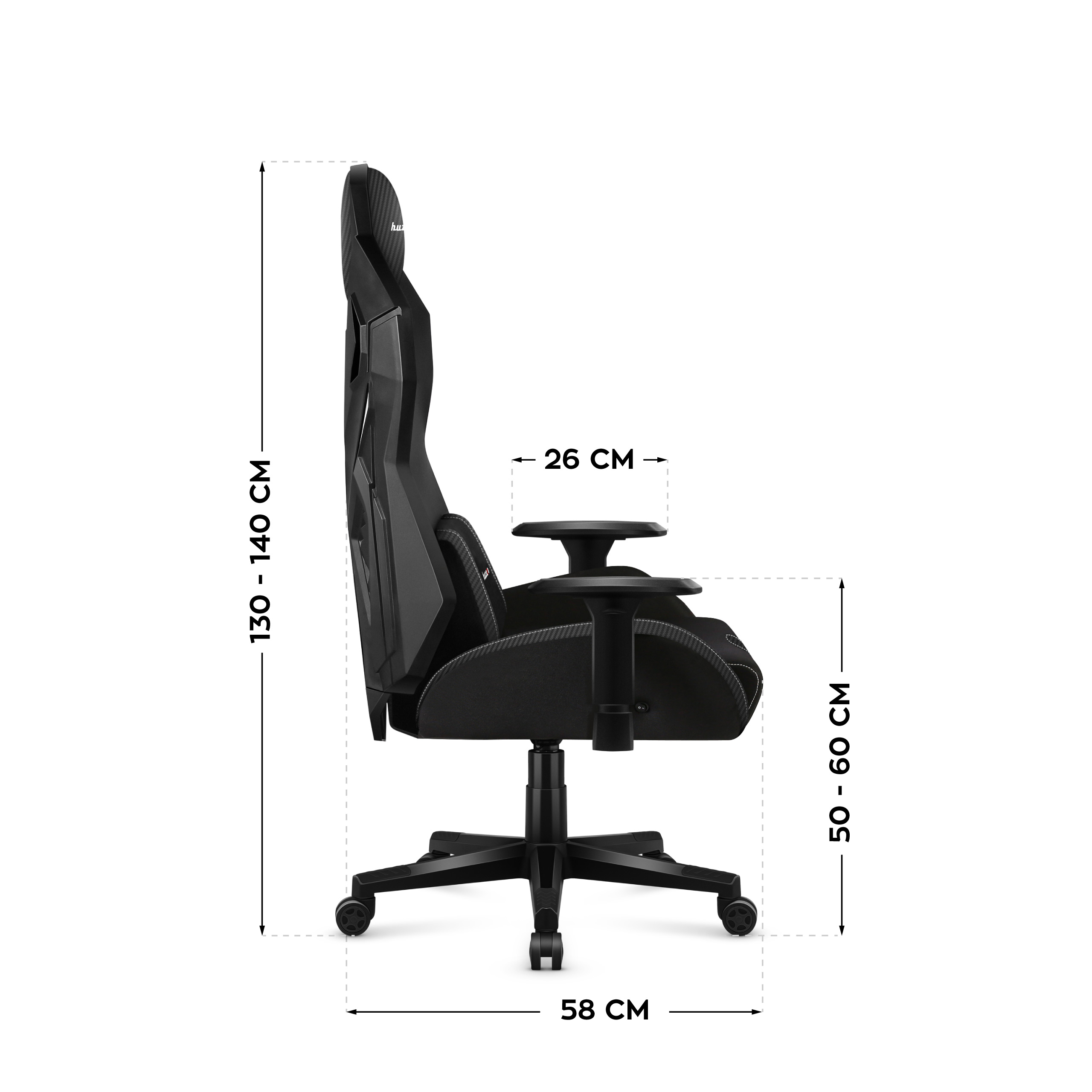 Wymiary fotela Combat 7.6
